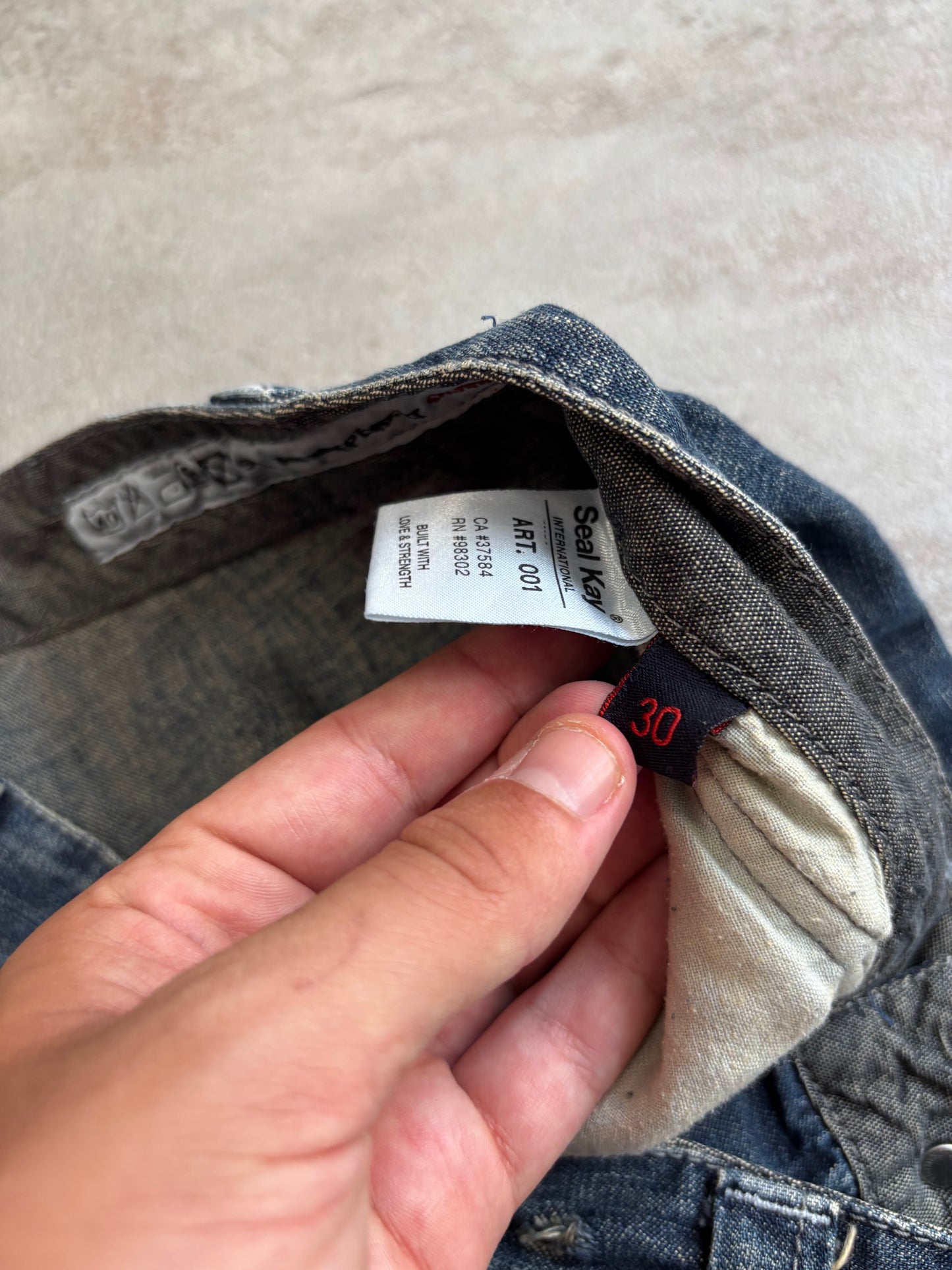Shorts Asimétricos Seal Kay Vintage - S