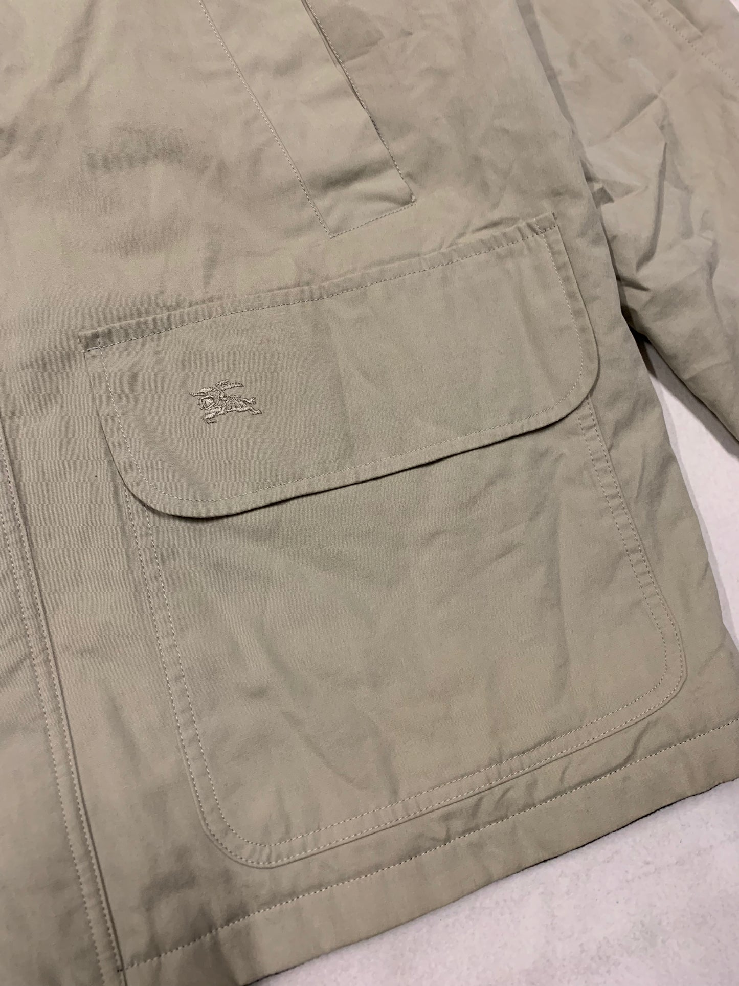Abrigo Gabardina Vintage Burberry Reversible - L