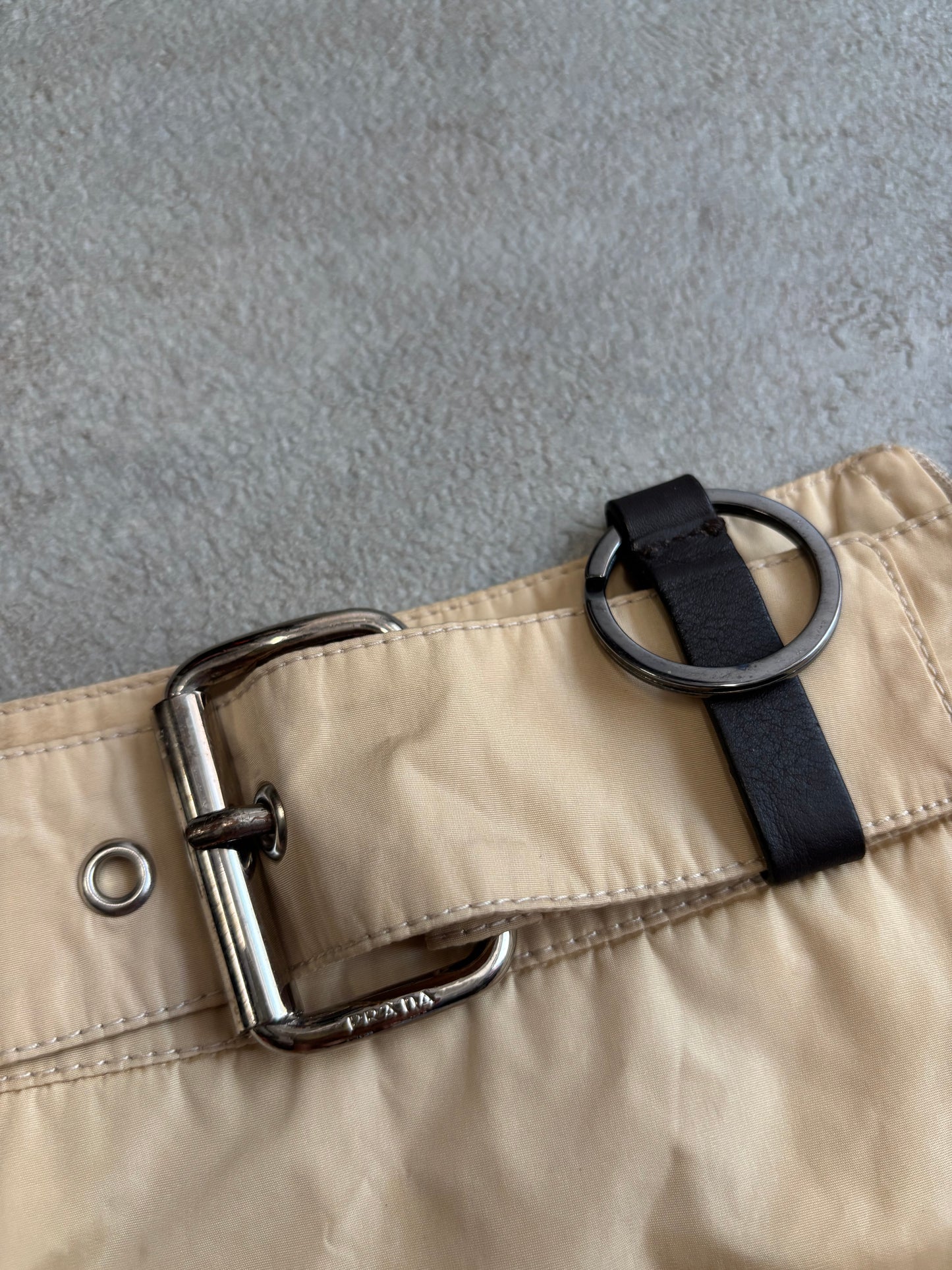 Falda Nylon Prada 00s Vintage - M