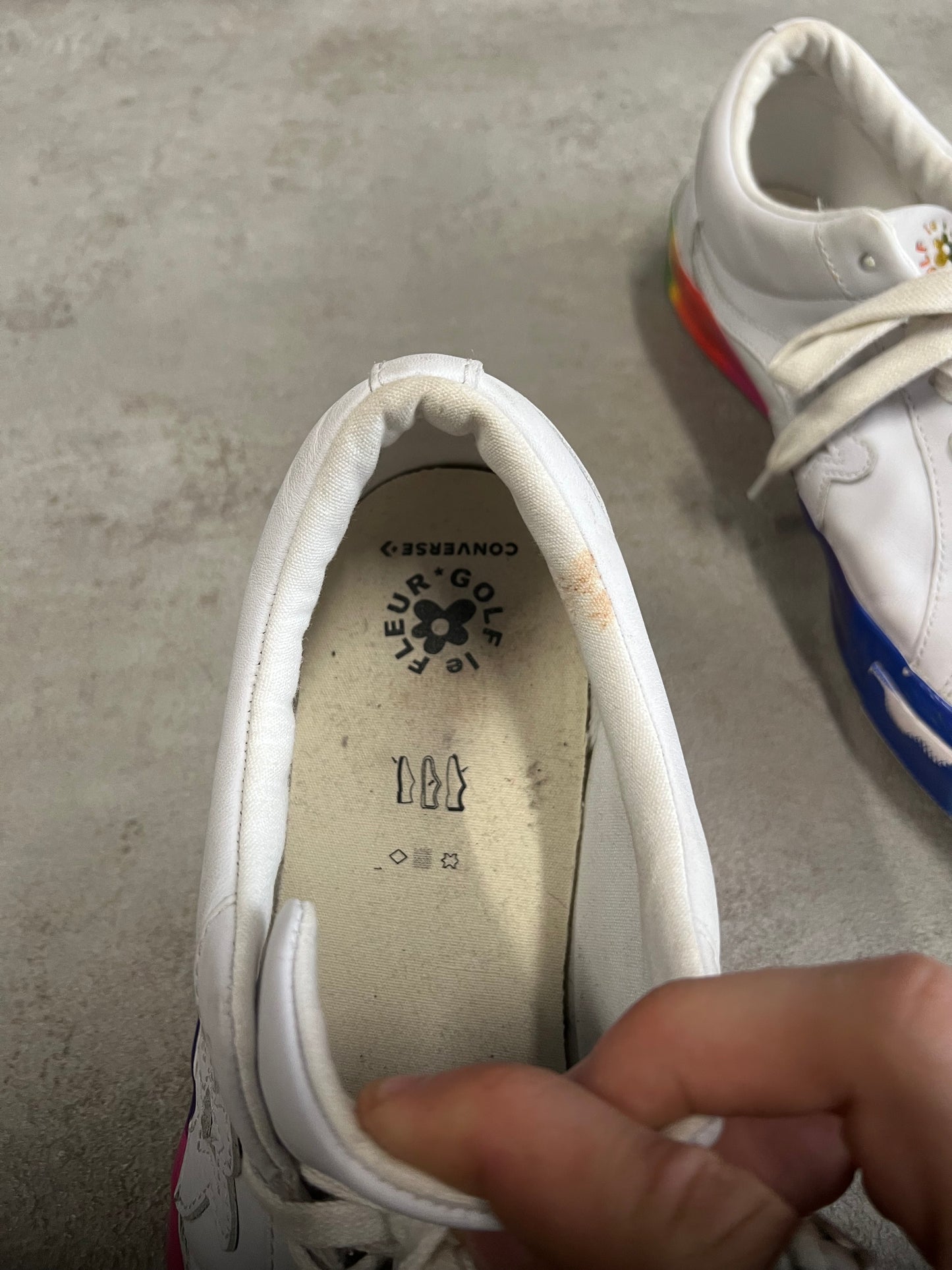 Zapatillas Vintage Converse Golf Le Fleur ‘Rainbow’ - 45