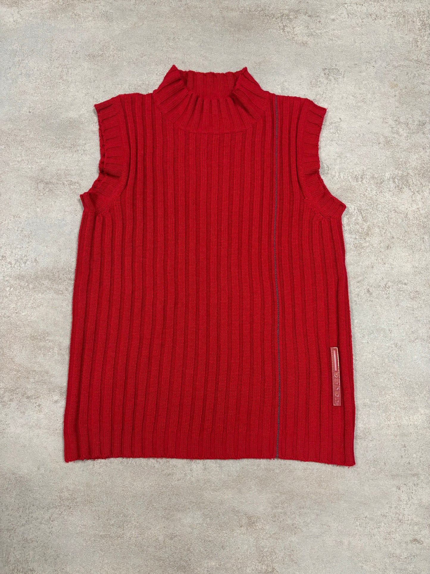 Chaleco Punto Prada Late 90s Vintage - M