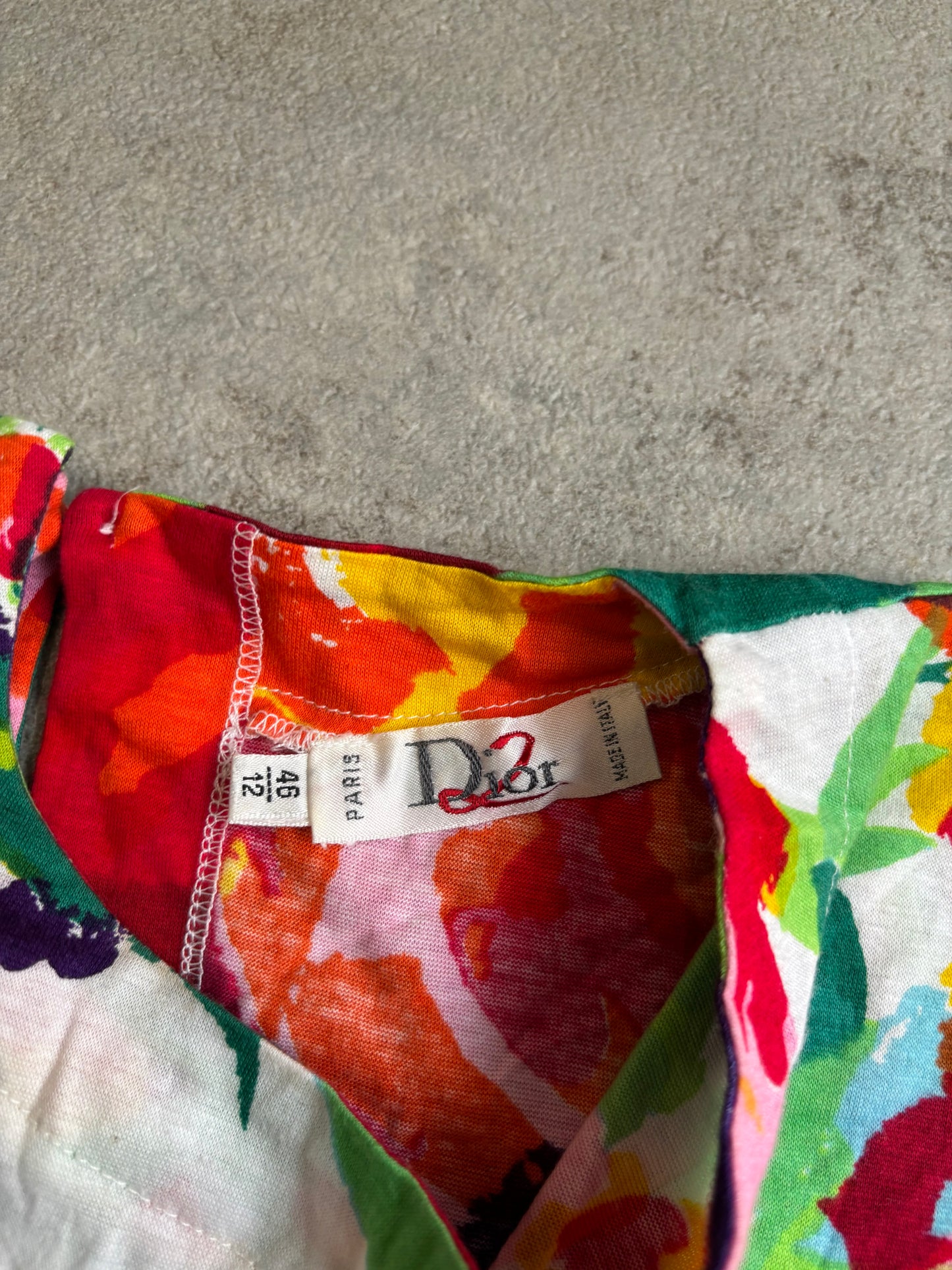Camiseta Top Sin Mangas Dior 00s Vintage - M