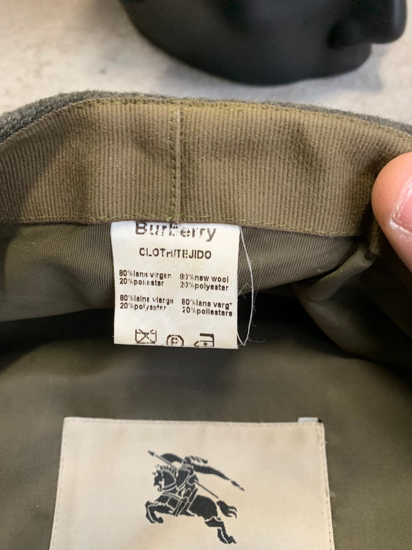 Boina Vintage Burberry 90’s