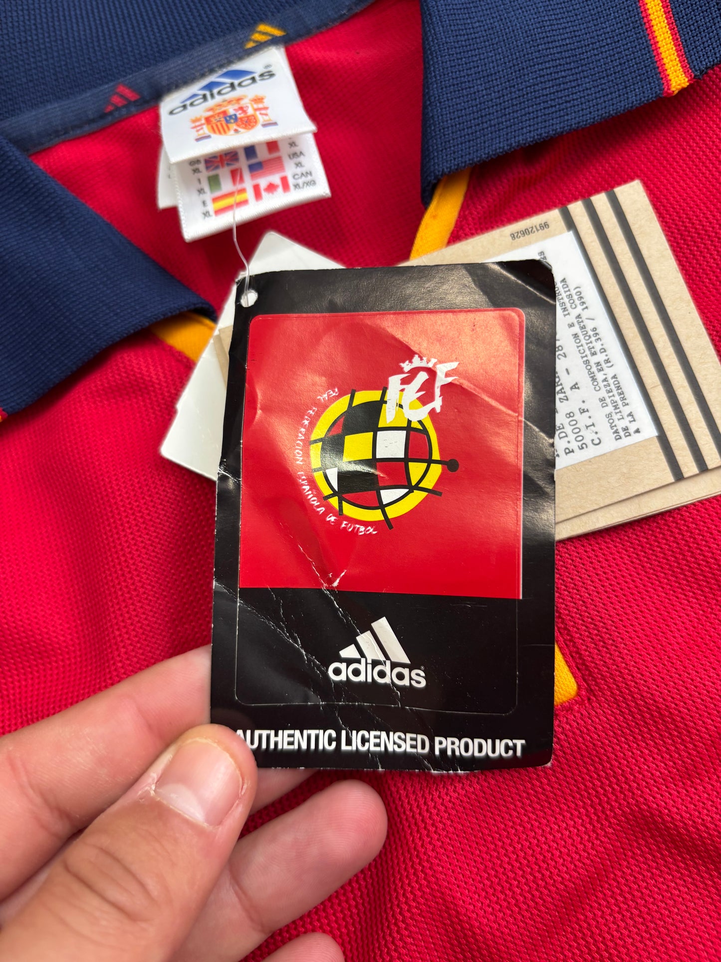 Camiseta ‘Deadstock’ Adidas España 2000/2002 Vintage - XL