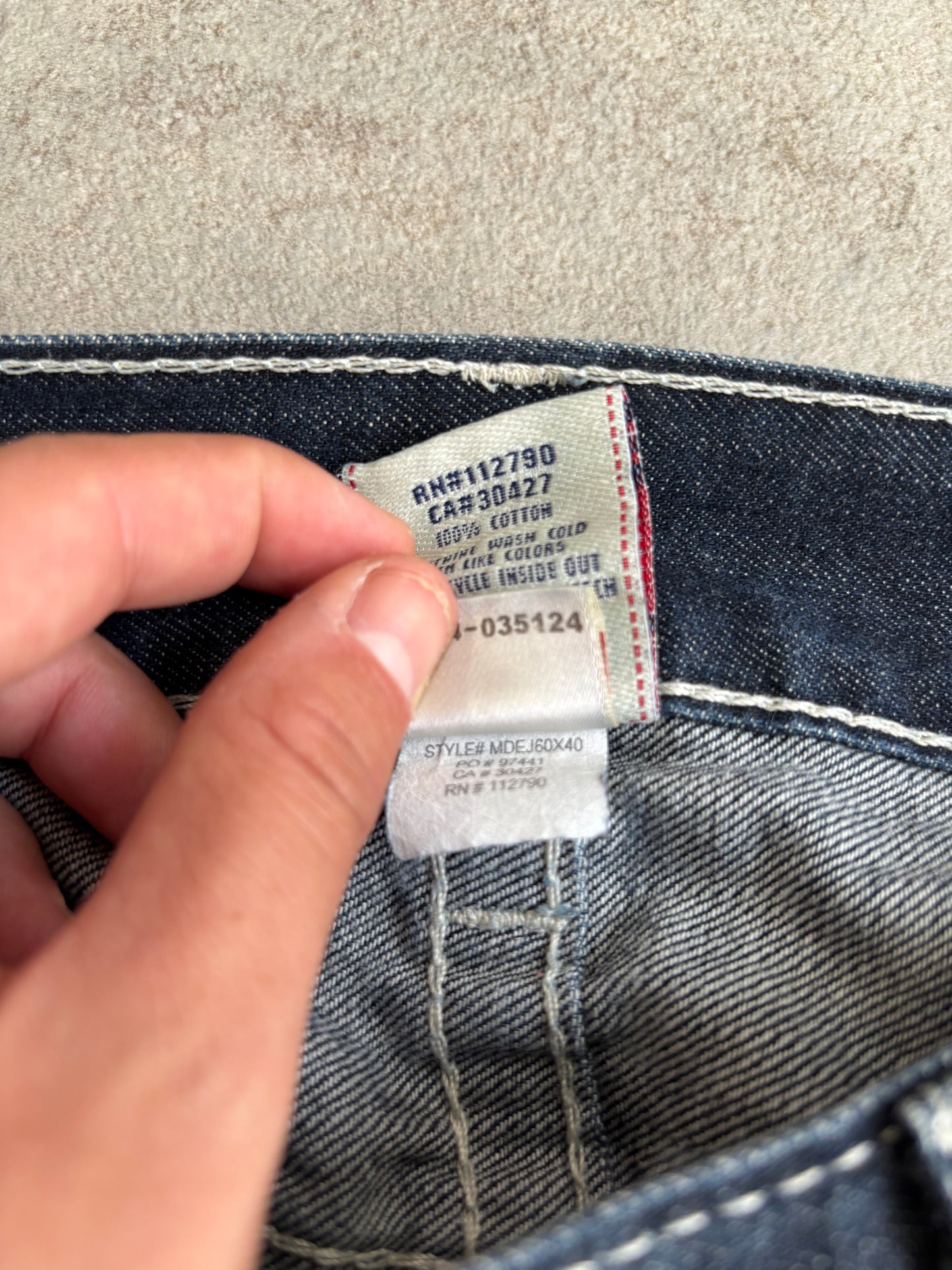 Vaqueros Skinny True Religion Y2K Vintage - M