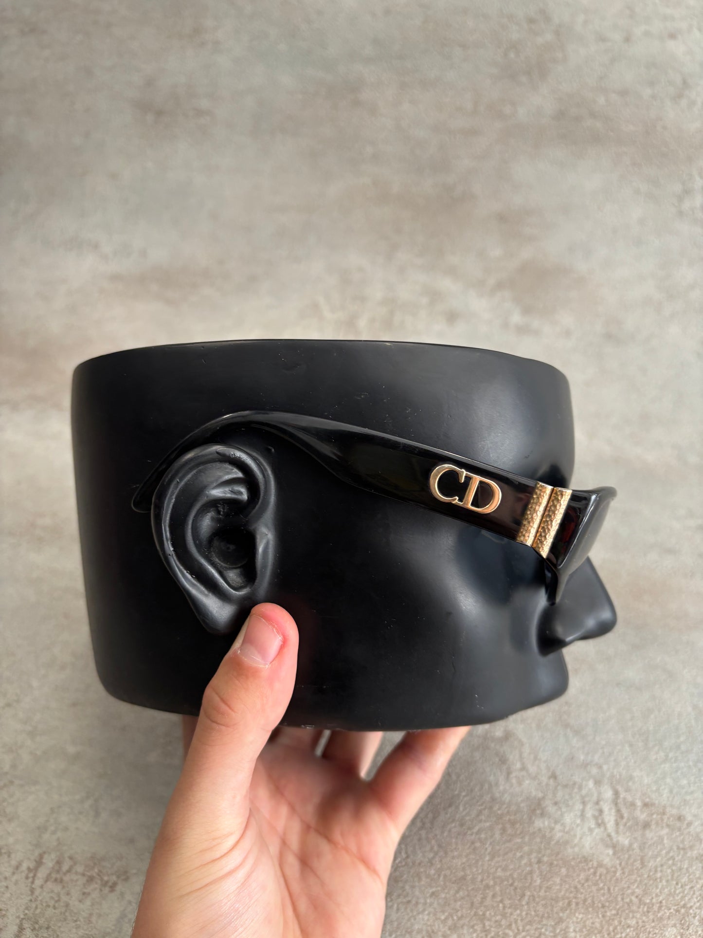 Gafas Christian Dior ‘Big Golden Logo’ 90s Vintage