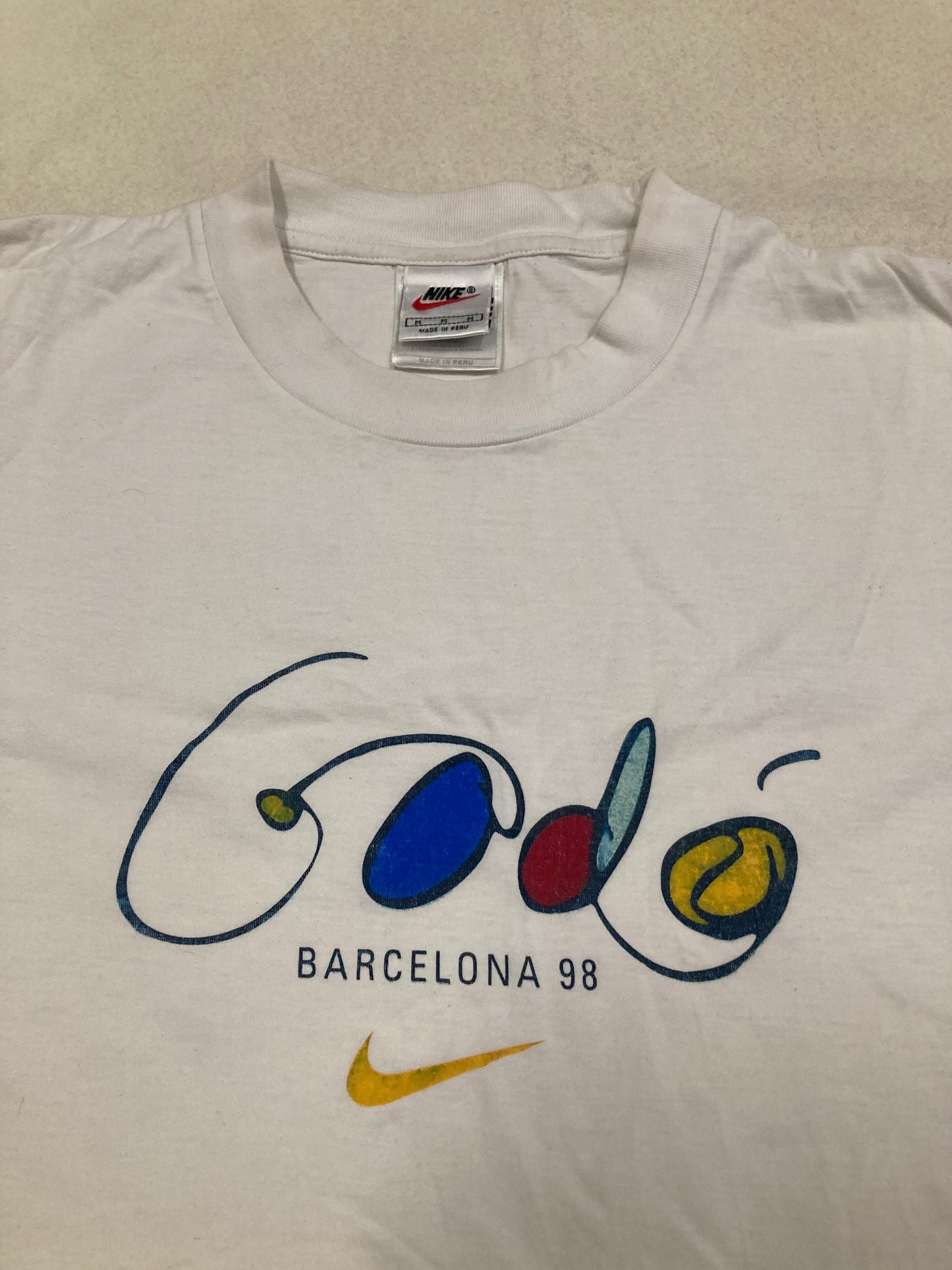 Camiseta Nike Tenis Open Godó Barcelona 1999 Vintage - M