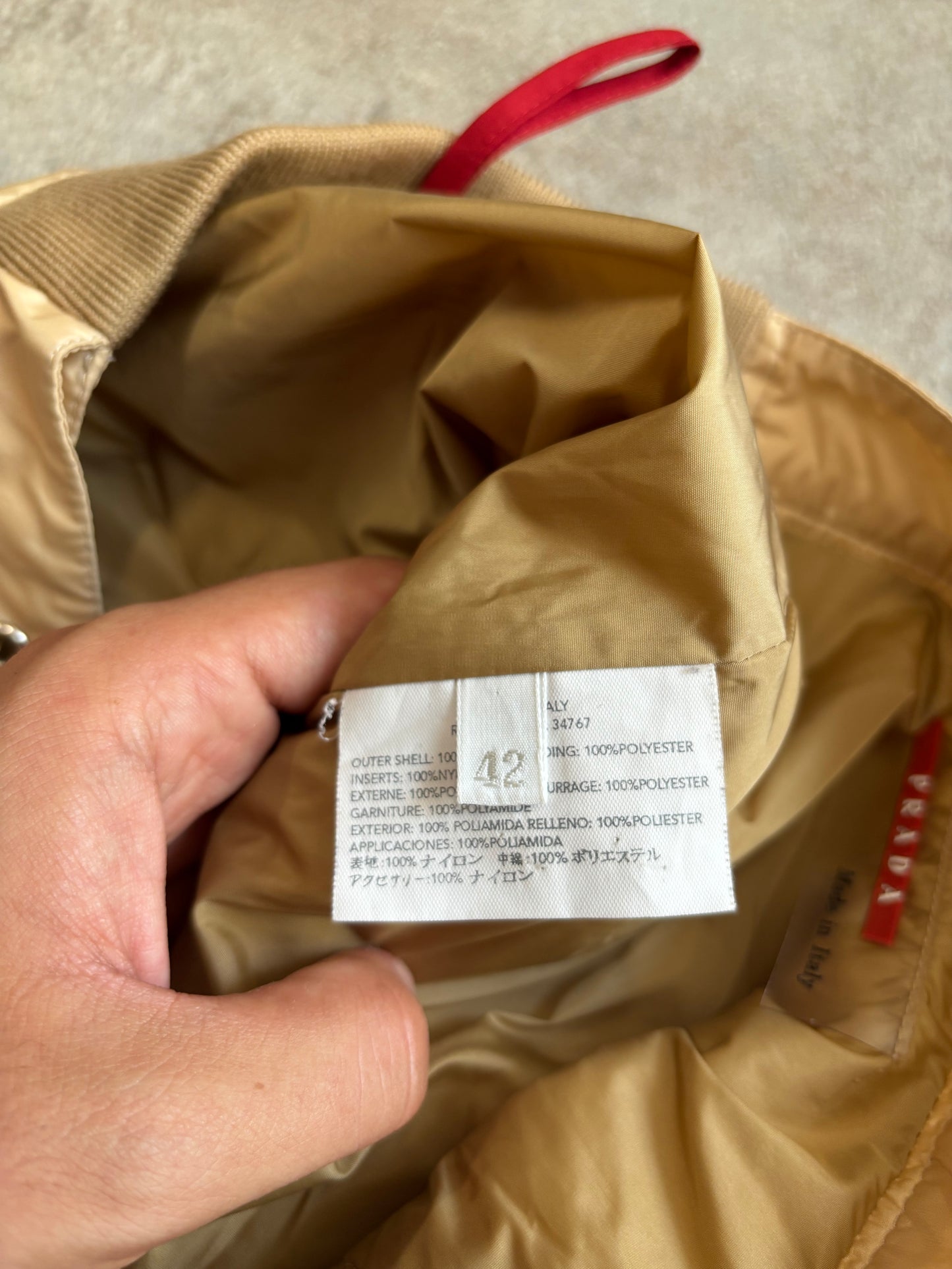 Falda Nylon Prada 00s Vintage - M