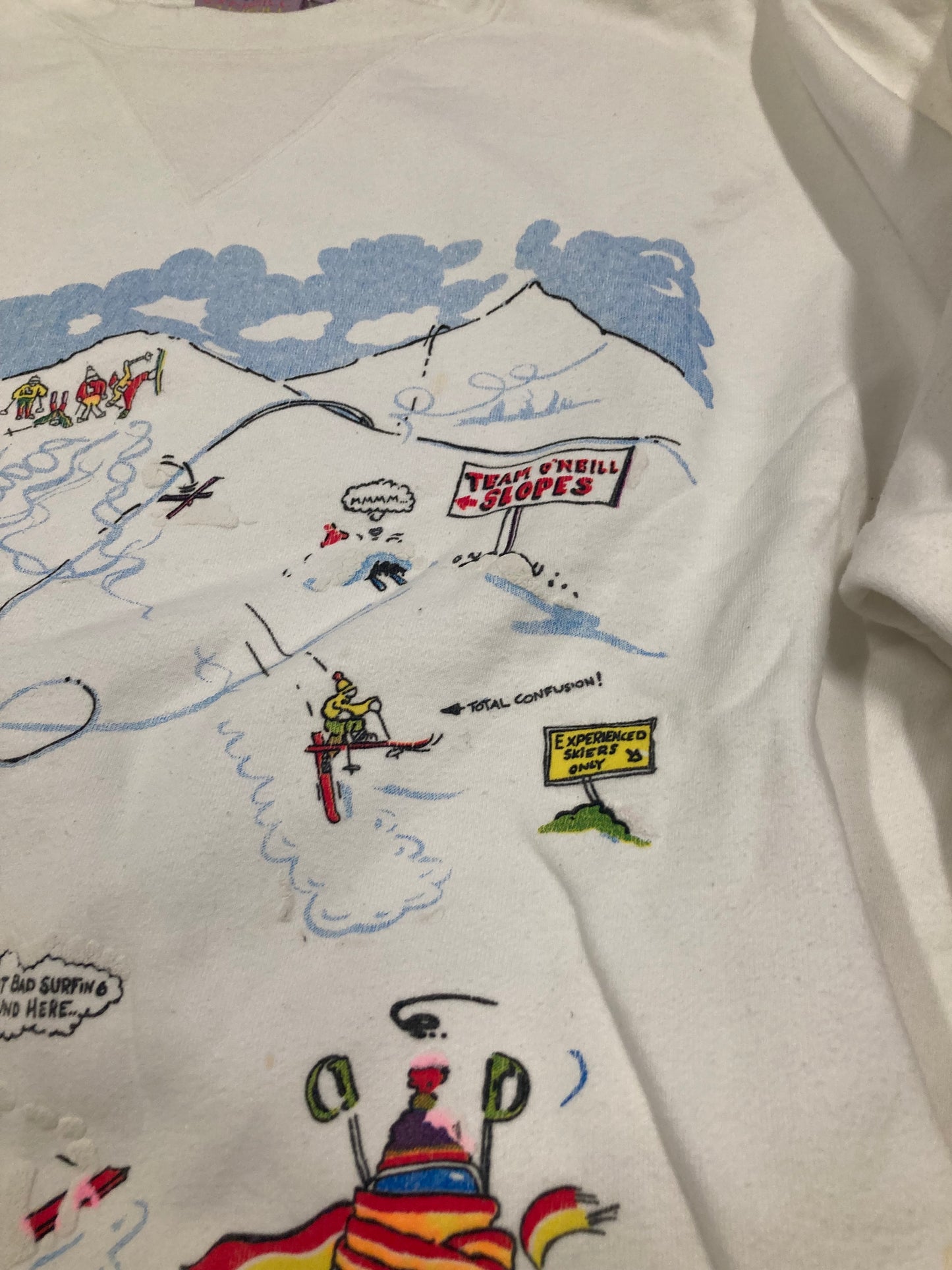 Sudadera O’Neill ‘Snow Graphic Very Rare’ 90s Vintage - L
