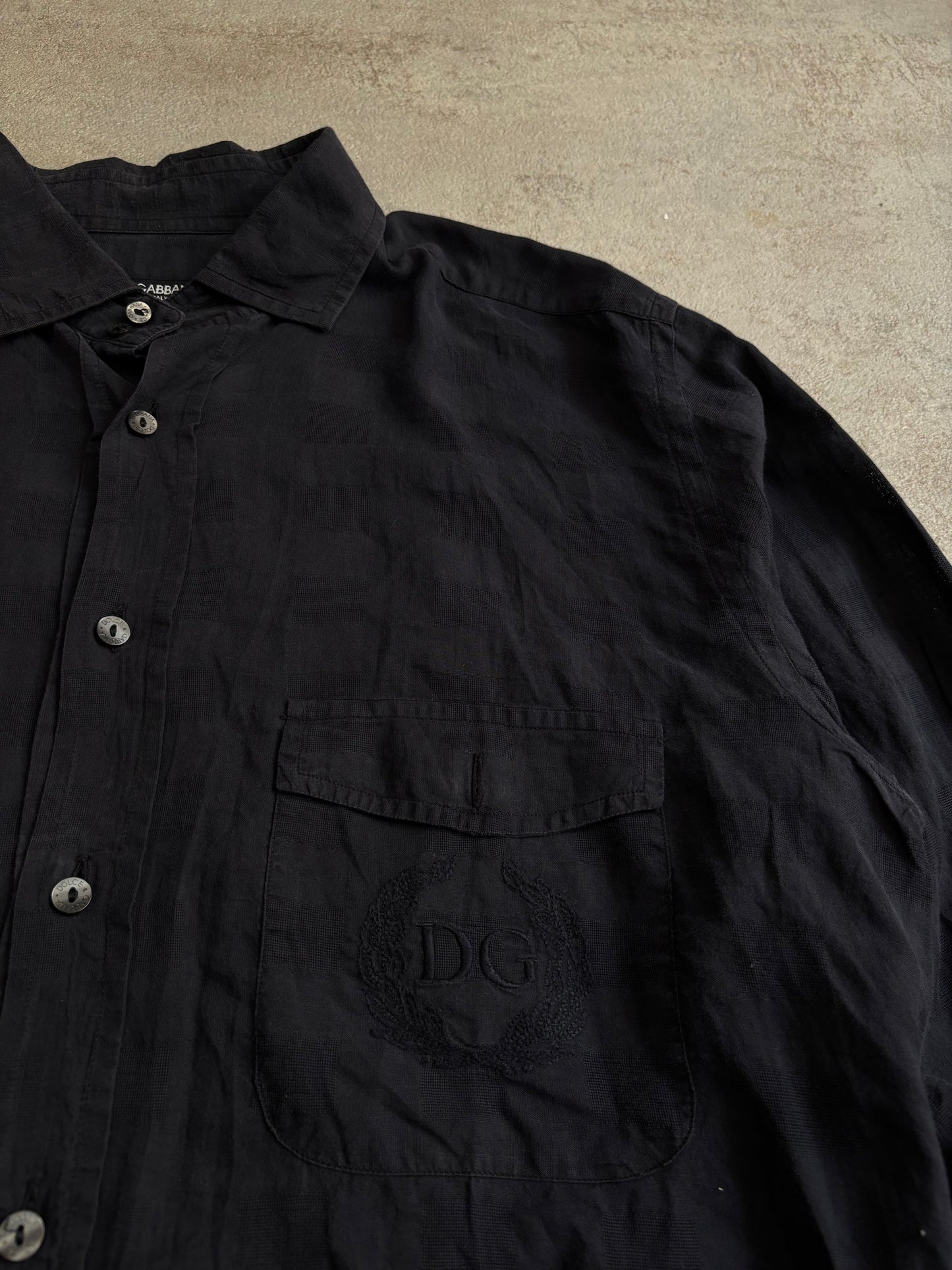 Camisa Mesh Dolce & Gabbana 00s Vintage - L