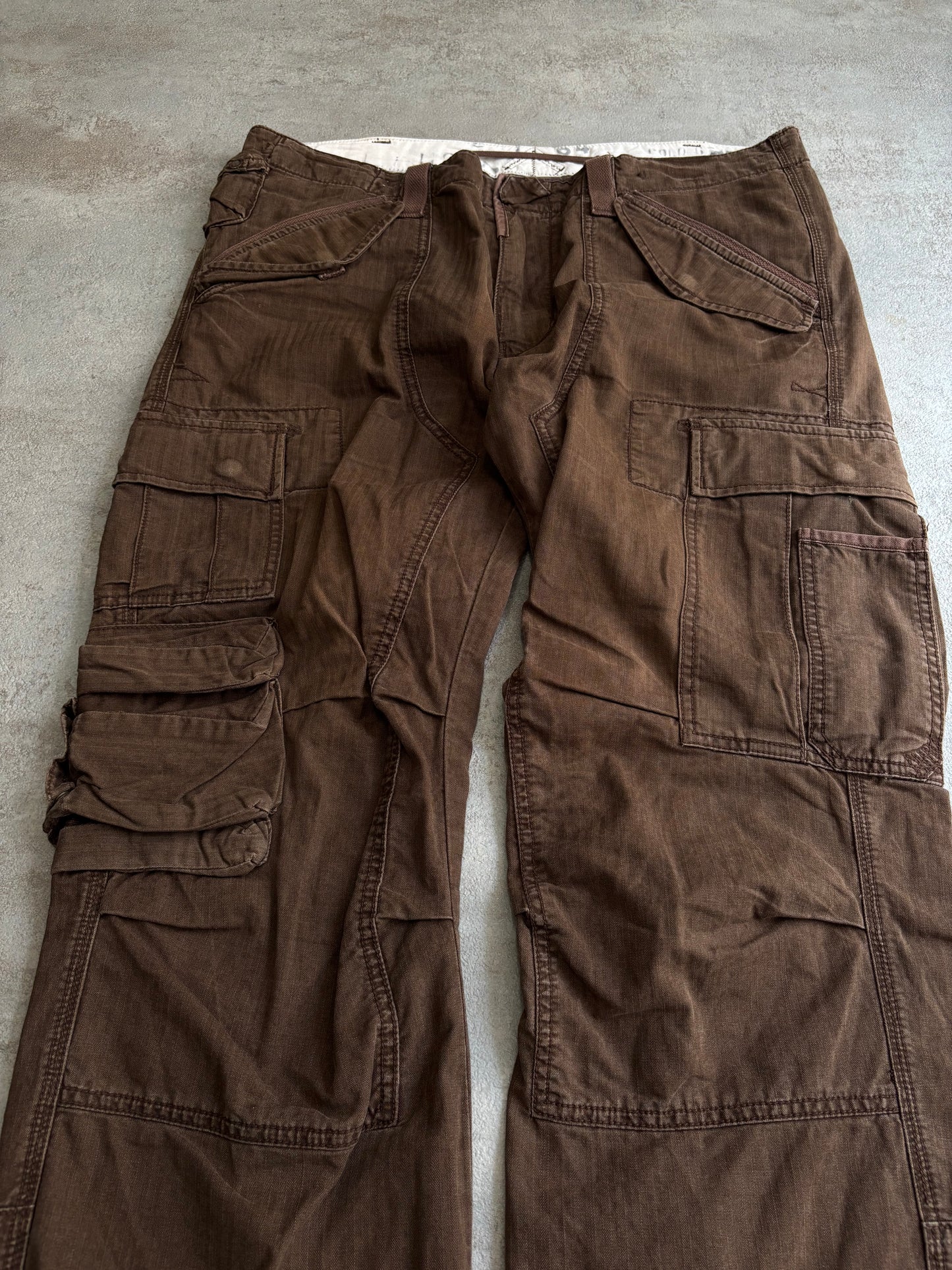 Pantalones Cargo Ralph Lauren 00s Vintage - XL