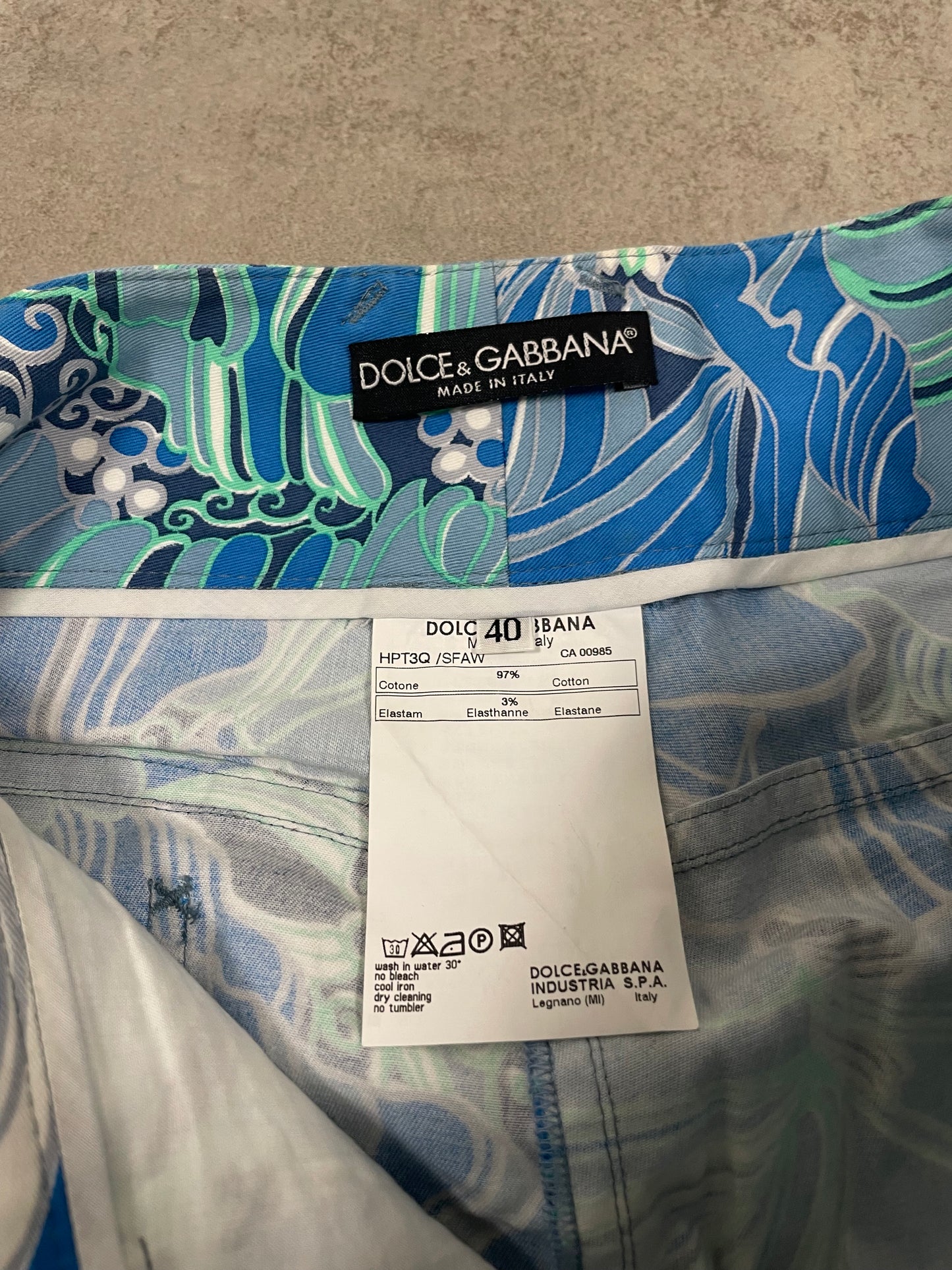 Pantalones Estamoados Vintage Dolce Gabbana 00’s - M
