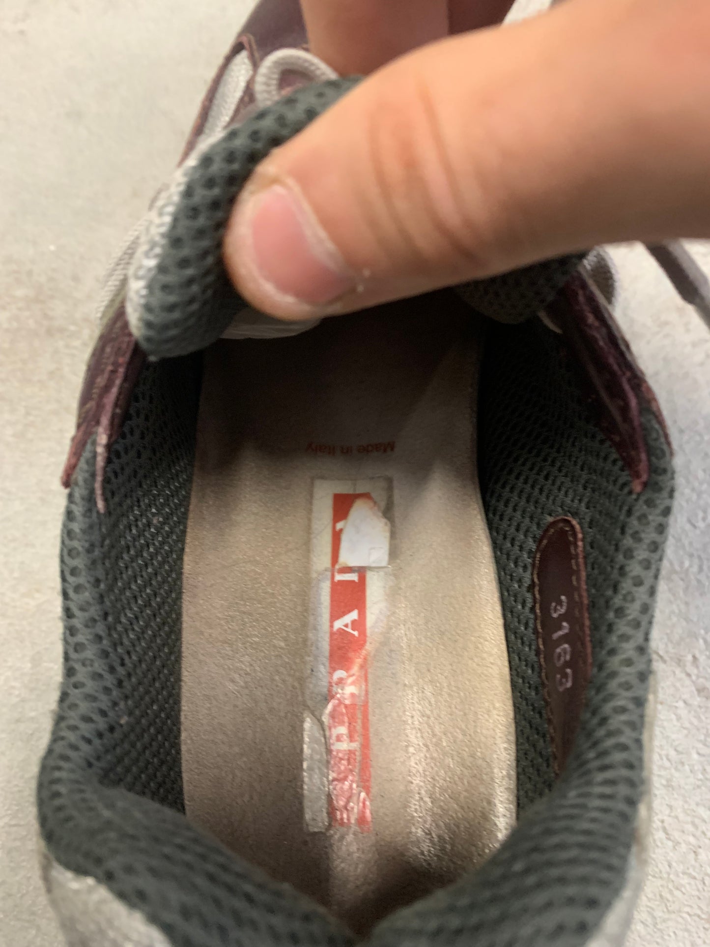 Zapatillas Vintage Prada America’s Cup ‘Burdeos’ - 38