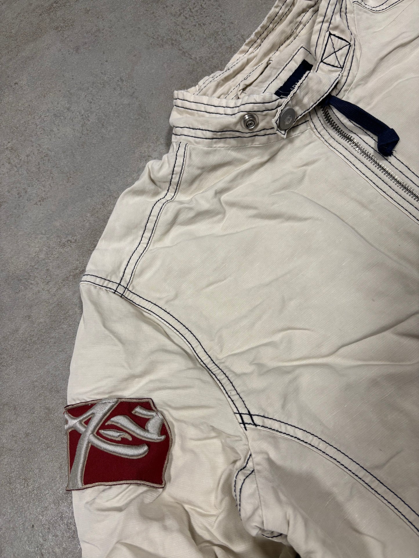 Chaqueta Cargo Denim Armani Jeans 00s Vintage - M