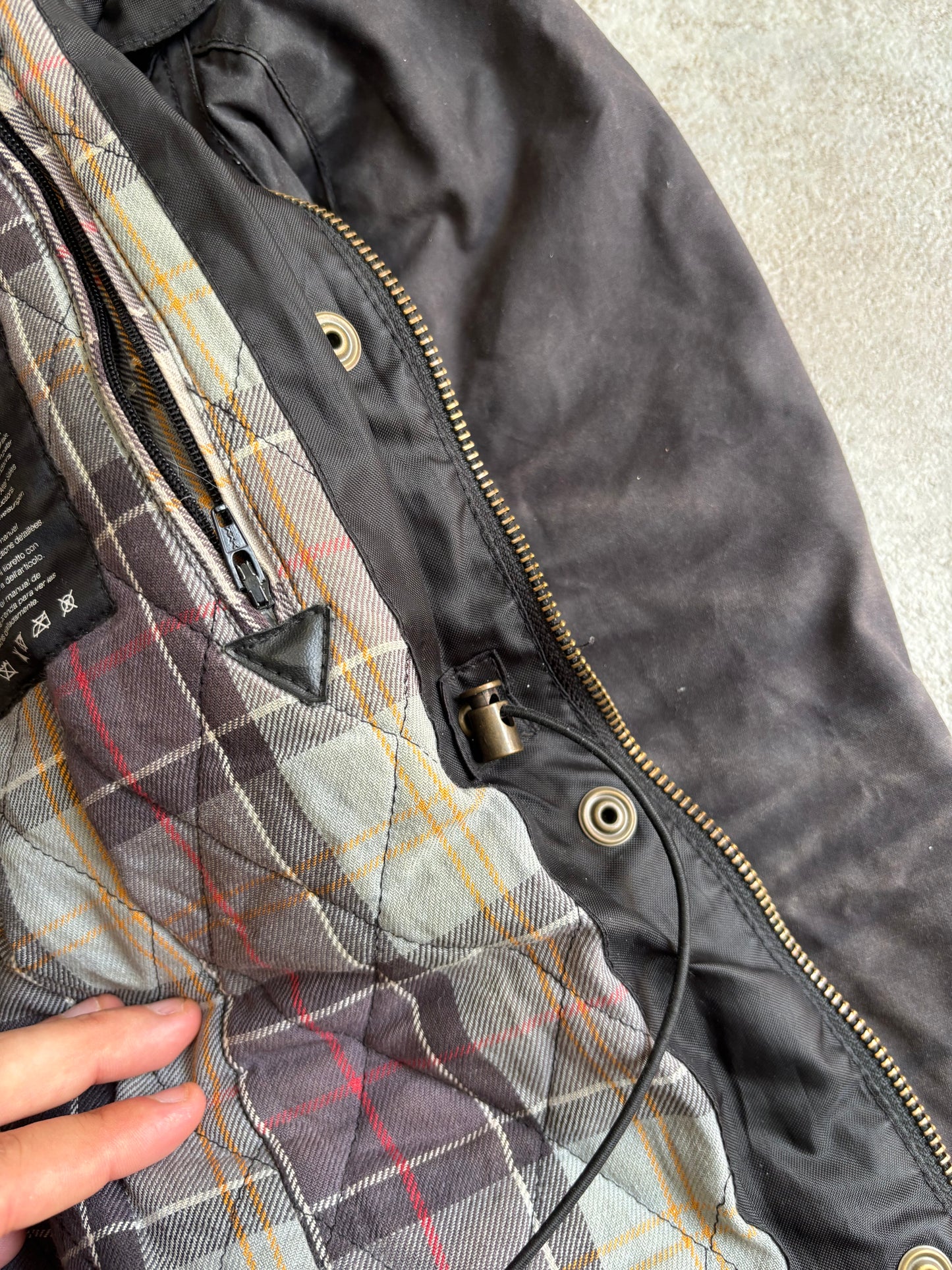 Parka Barbour Kelsall Waxed Cotton 00s Vintage - S Woman