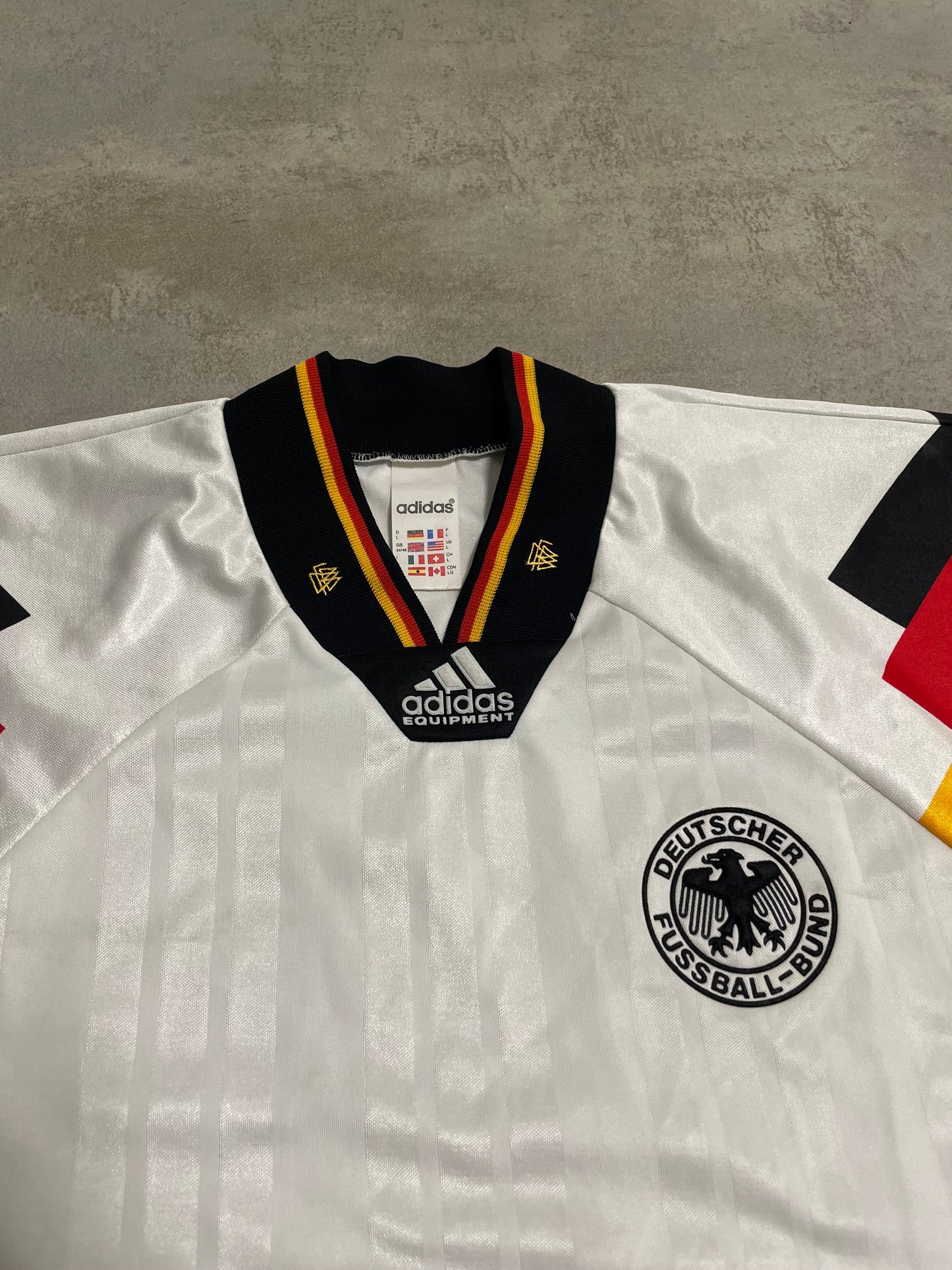 Camiseta Adidas Equipment Selección Alemania 1992 Vintage - L