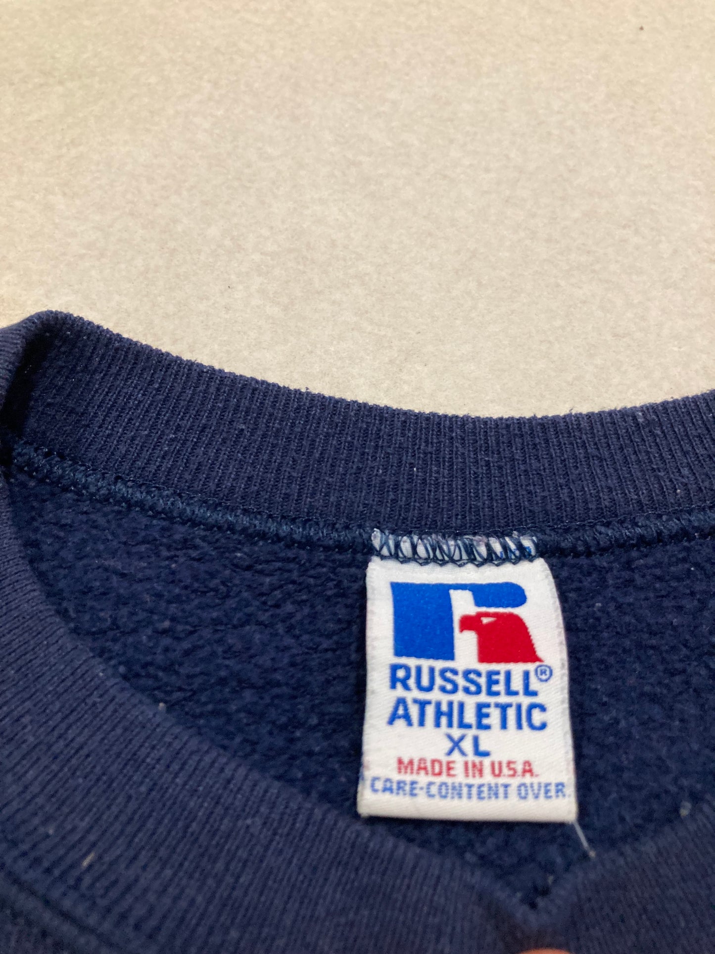 Sudadera Russell Auburn Tigers 90s Vintage - M