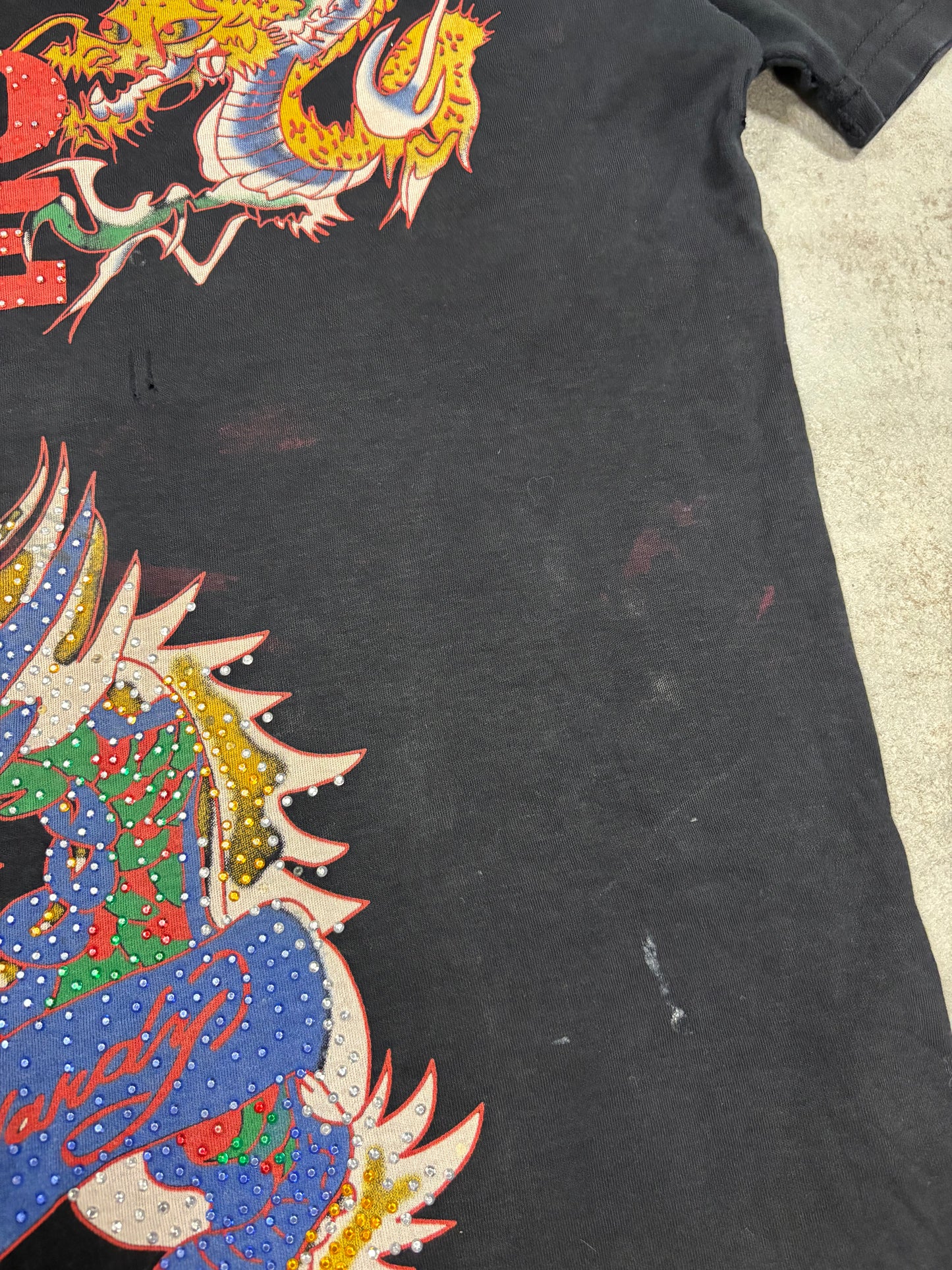 Camiseta Ed Hardy ‘Bootleg’ 00s Vintage - L