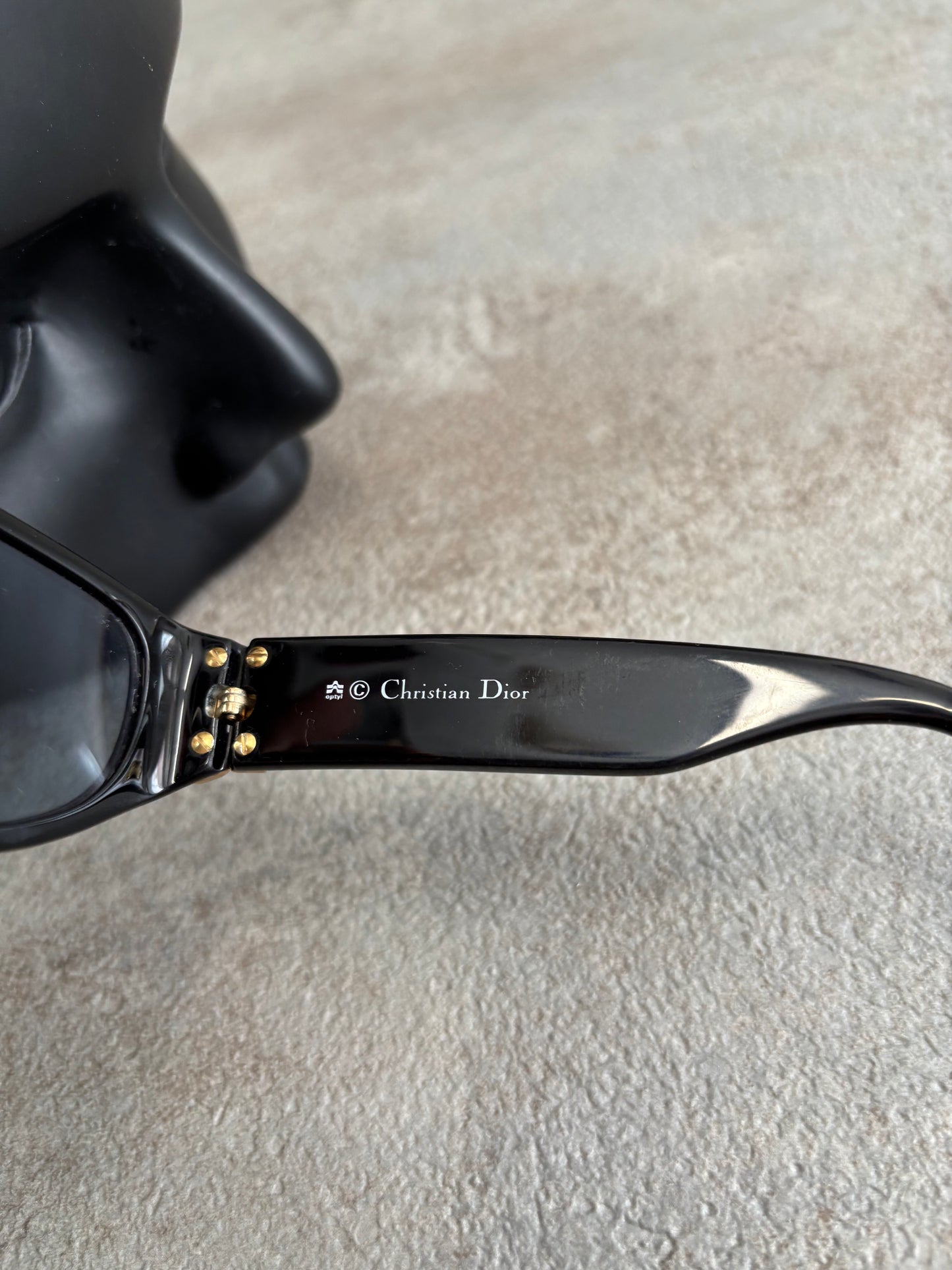 Gafas Christian Dior ‘Big Golden Logo’ 90s Vintage