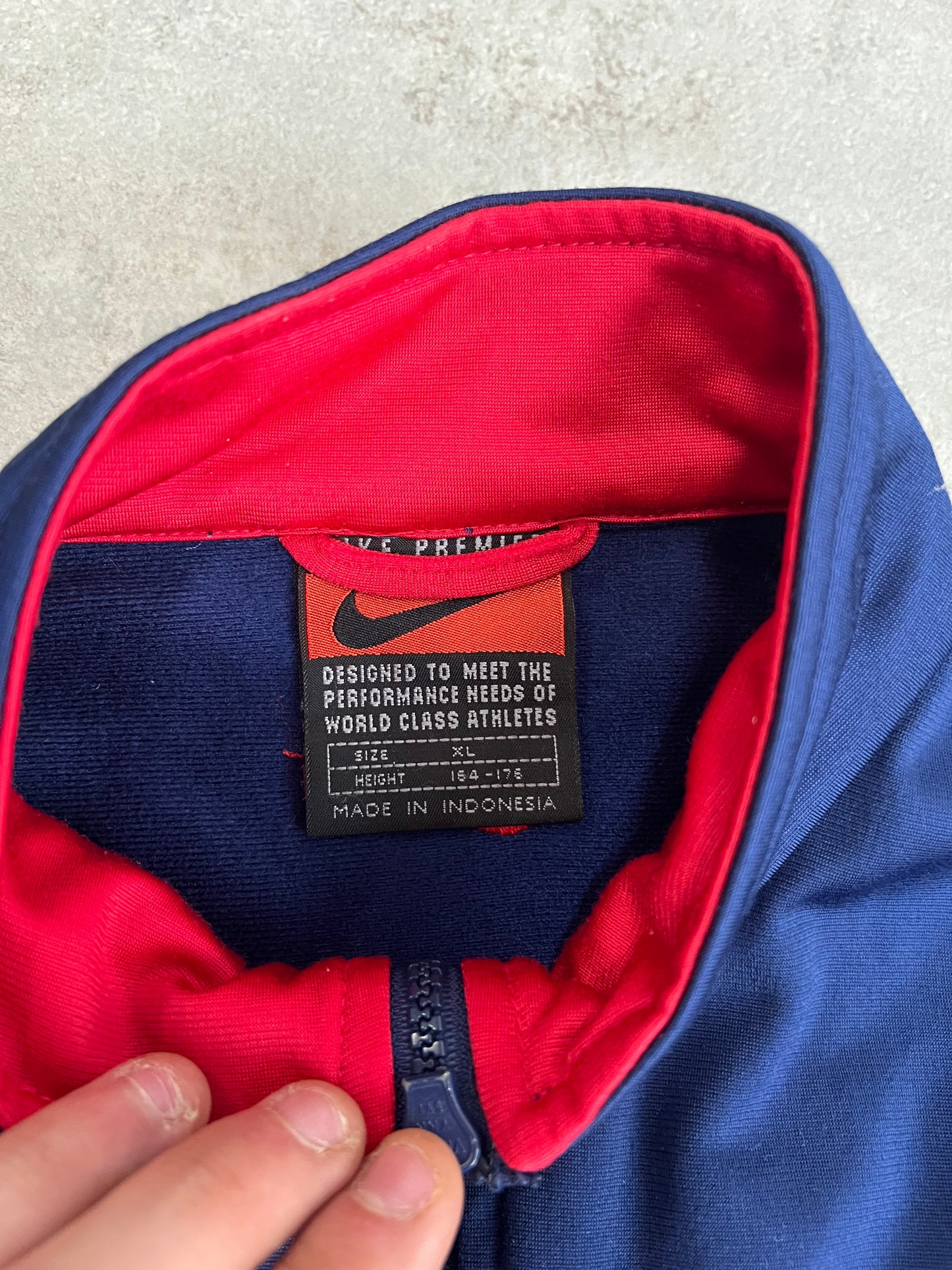 Chaqueta Track Vintage Nike Premier Arsenal 90’s Very Rare - L