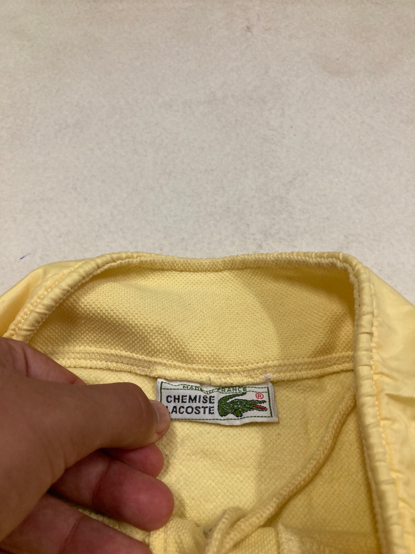 Half Zip Lacoste 80s Vintage - S