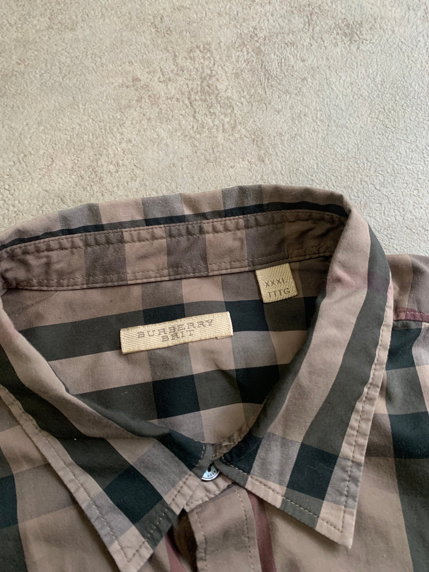 Camisa Vintage Burberry Nova Check 00’s - XL