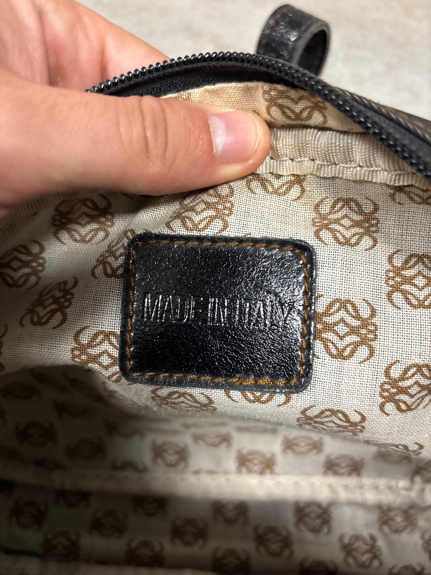 Bolso de Hombro Bandolera Loewe 00s Vintage