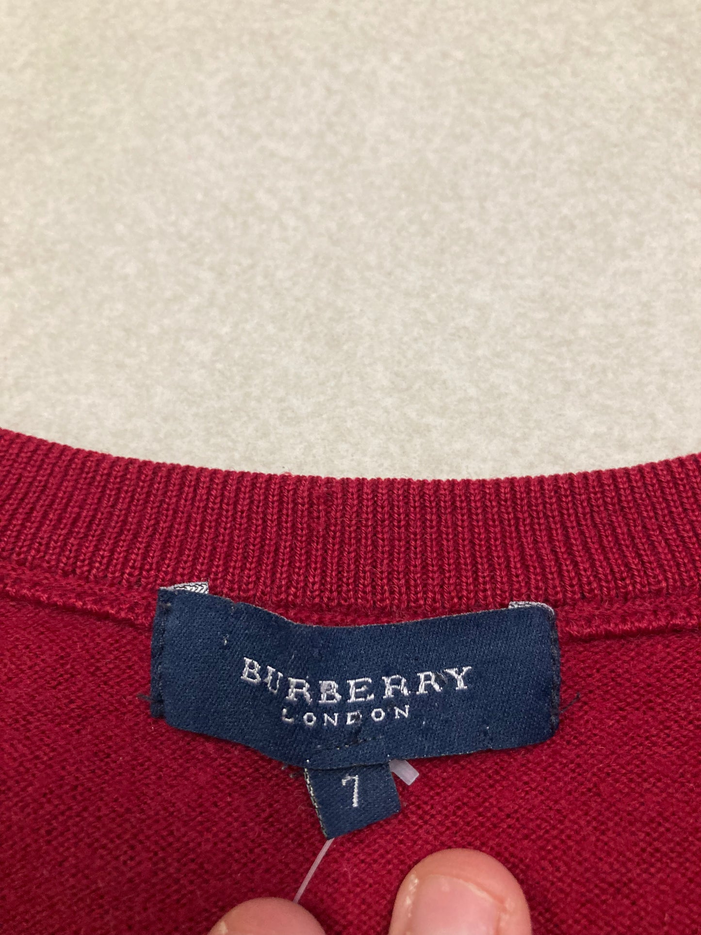 Jersey Pico Burberry 00s Vintage - M