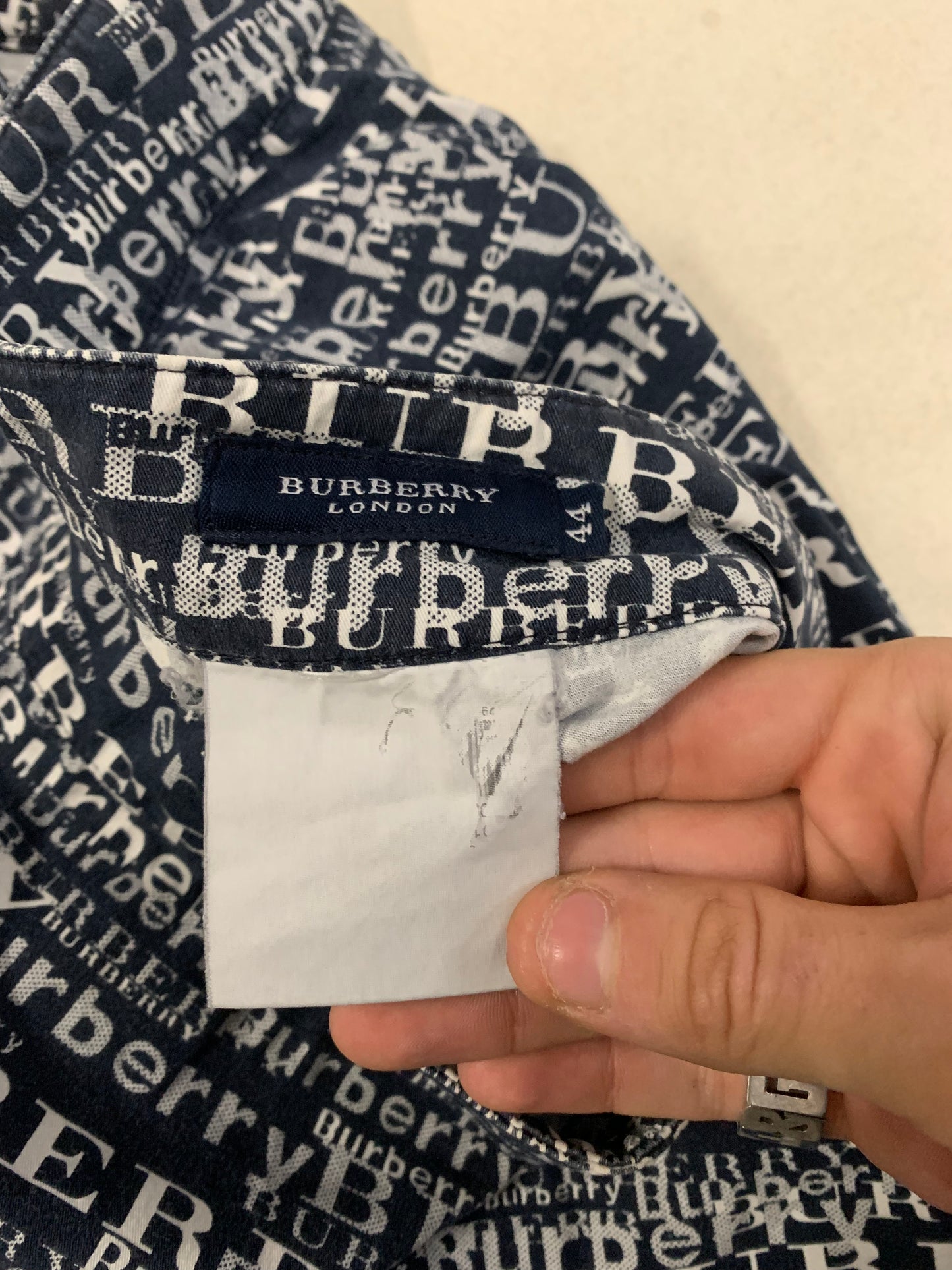 Pantalones Vintage Burberry All Over Print 90’s - M