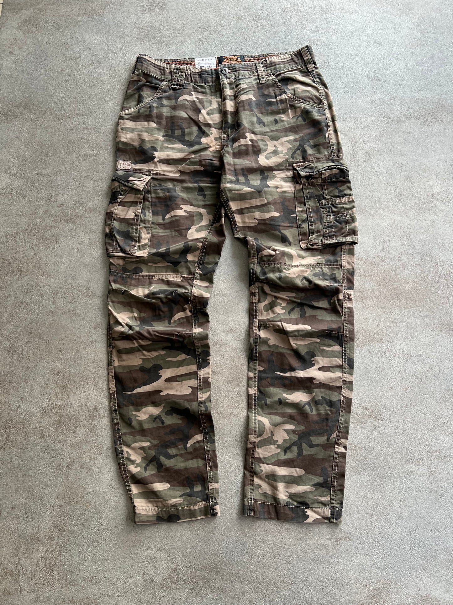 Pantalones Militares Cargo Vintage Schott NYC - M
