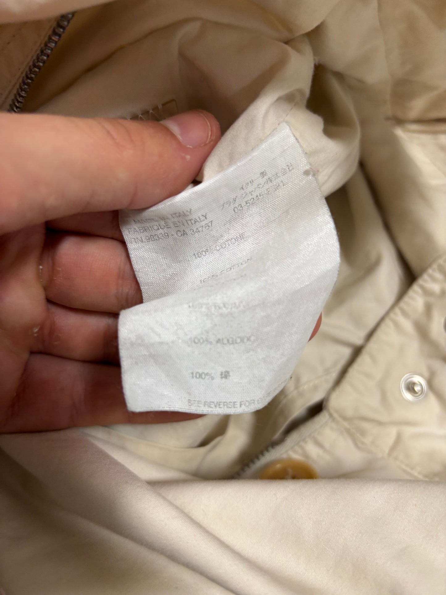 Chaqueta Cargo Utility Prada 00s Vintage - M Woman