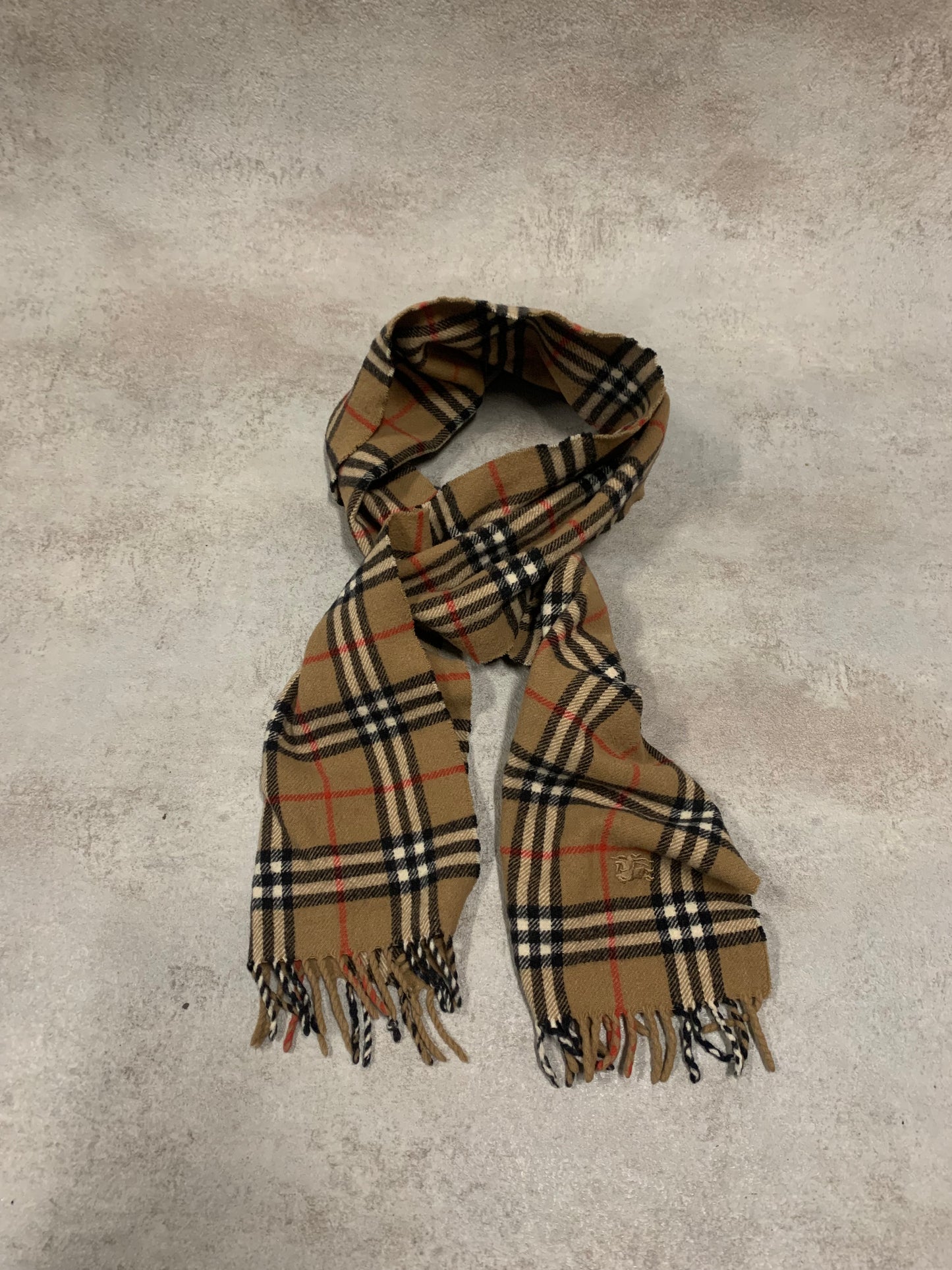Bufanda Lana Vintage Burberry Nova Check