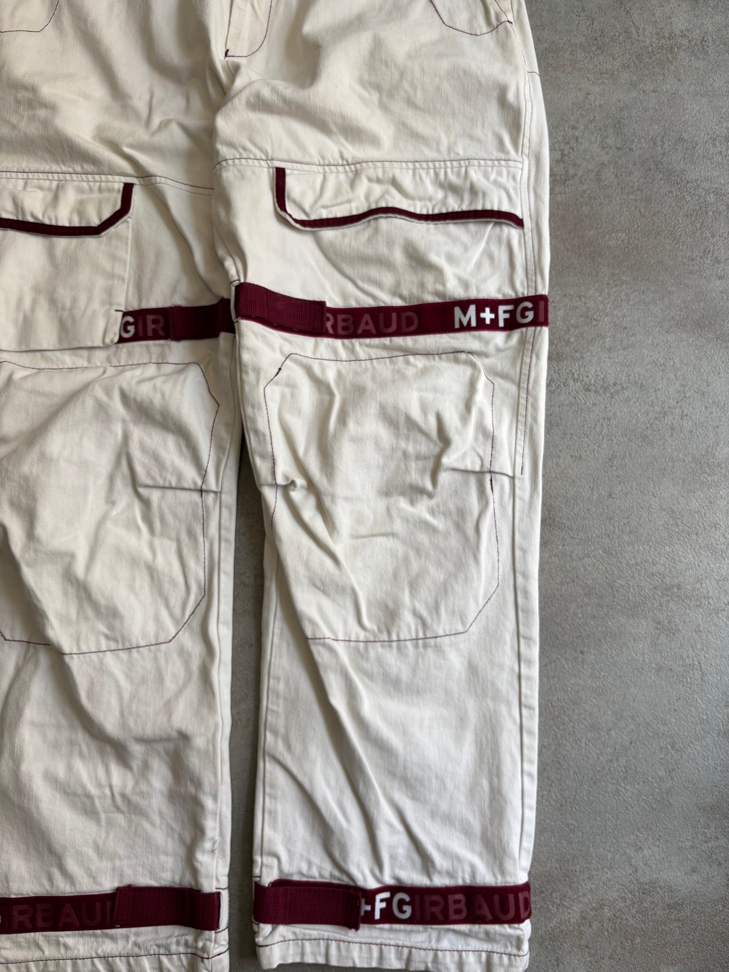 Pantalones Baggy Stripes Marithé François + Girbaud 00s Vintage - XL