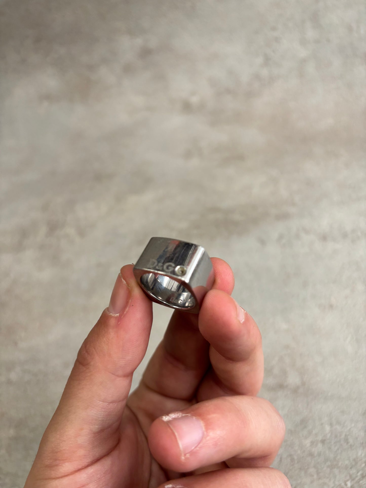 Anillo de Plata D&G 00s Vintage