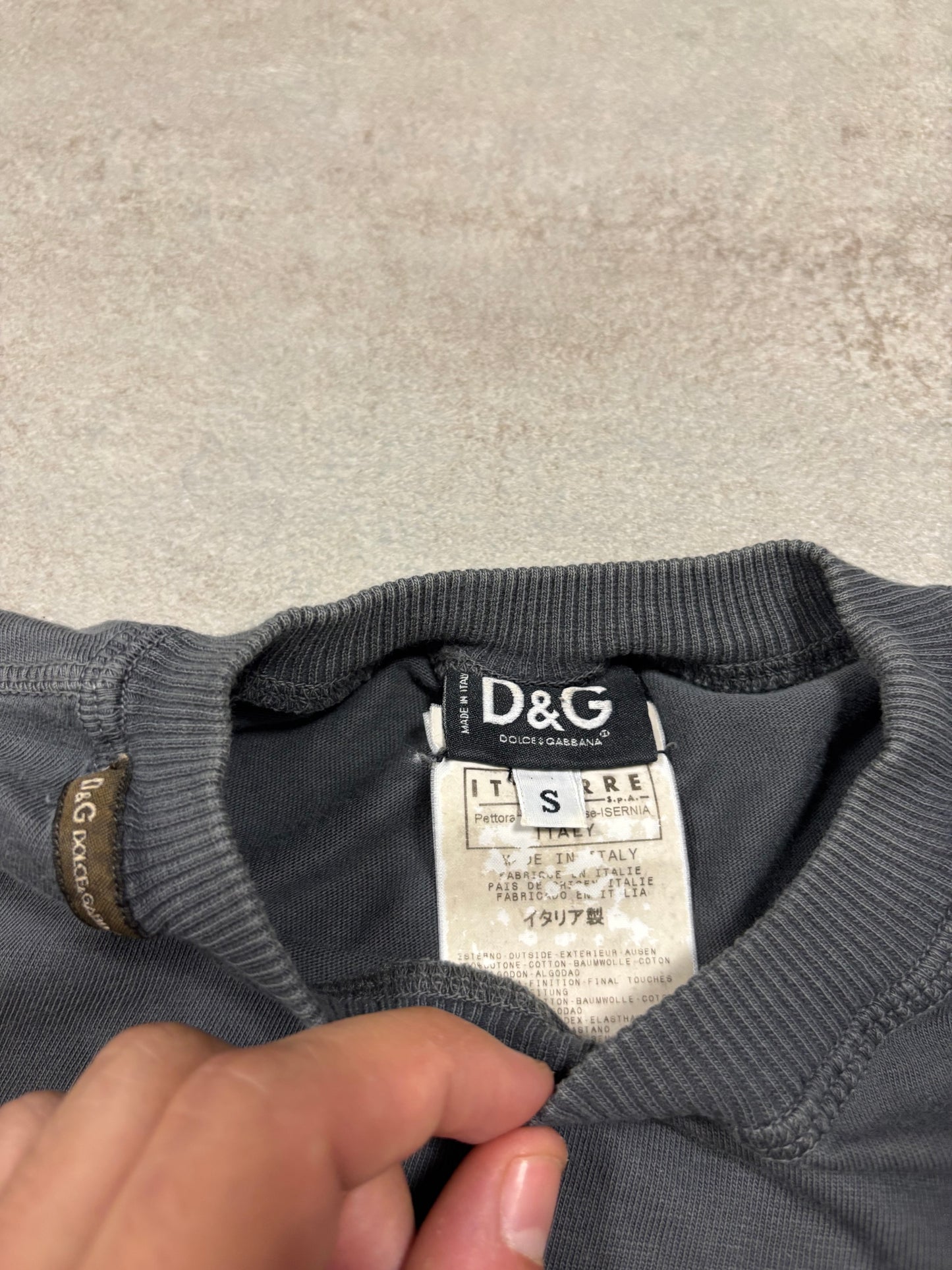 Camiseta Manga Larga Gráfica Dolce & Gabbana 00s Vintage - S