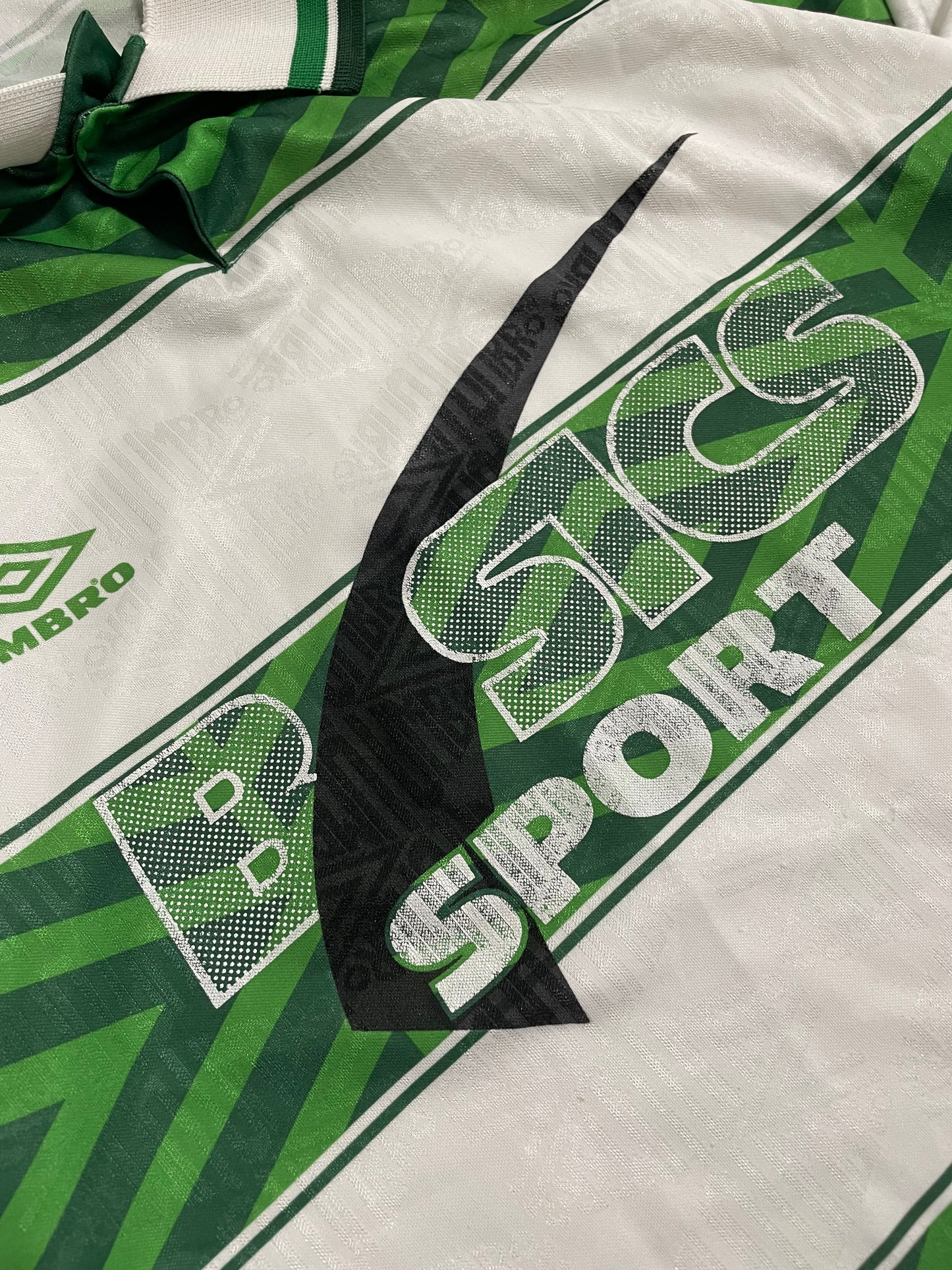 Camiseta Fútbol Manga Larga Blank Celtic Glasgow 1993-1994 Vintage - XL