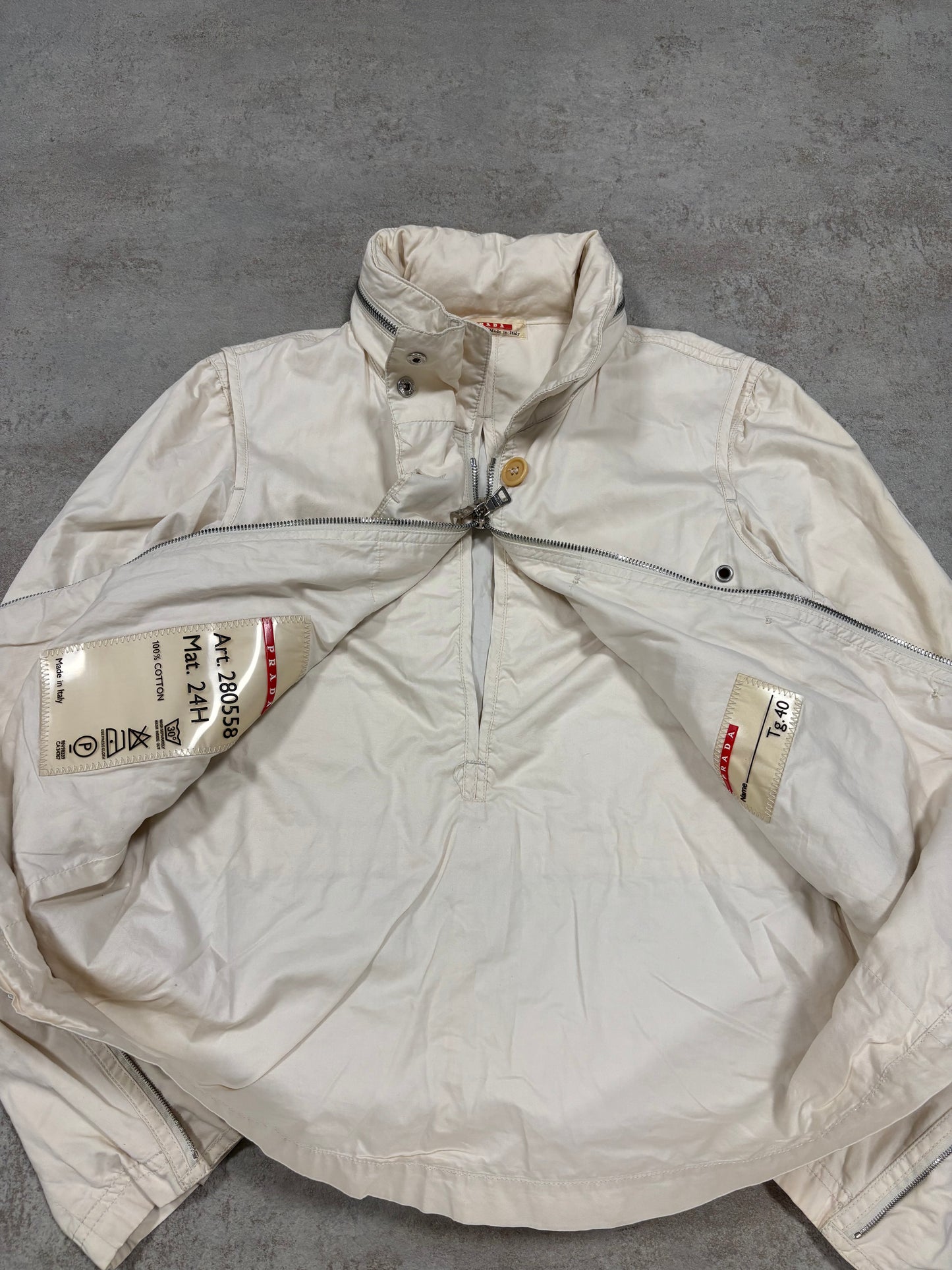 Chaqueta Cargo Utility Prada 00s Vintage - M Woman