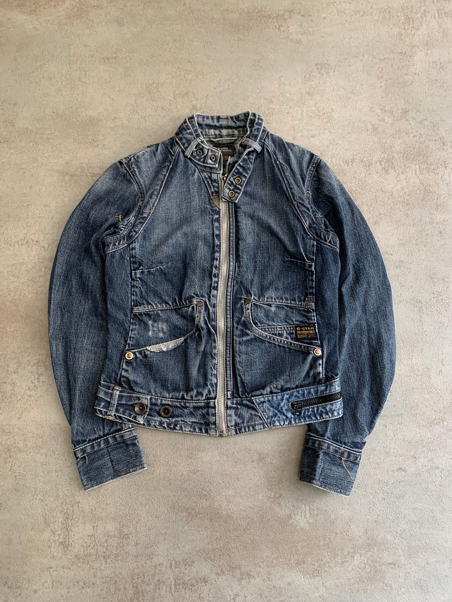 Chaqueta Vaquera Ajustada Vintage G-Star 00’s - S