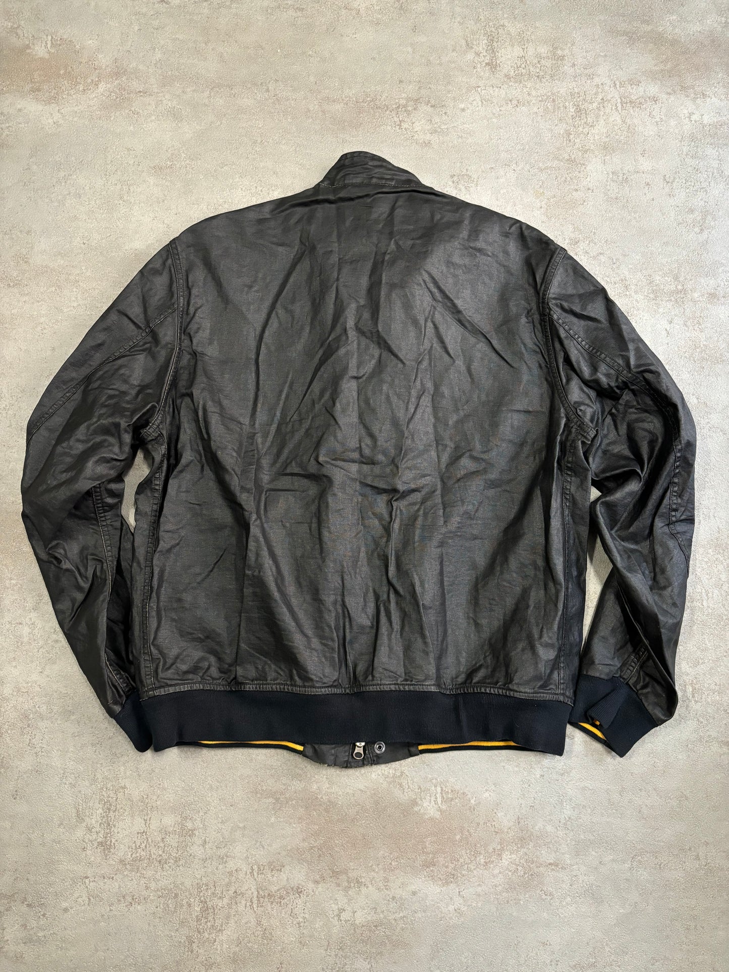 Chaqueta Cuero Encerada Barbour 00s Vintage - L