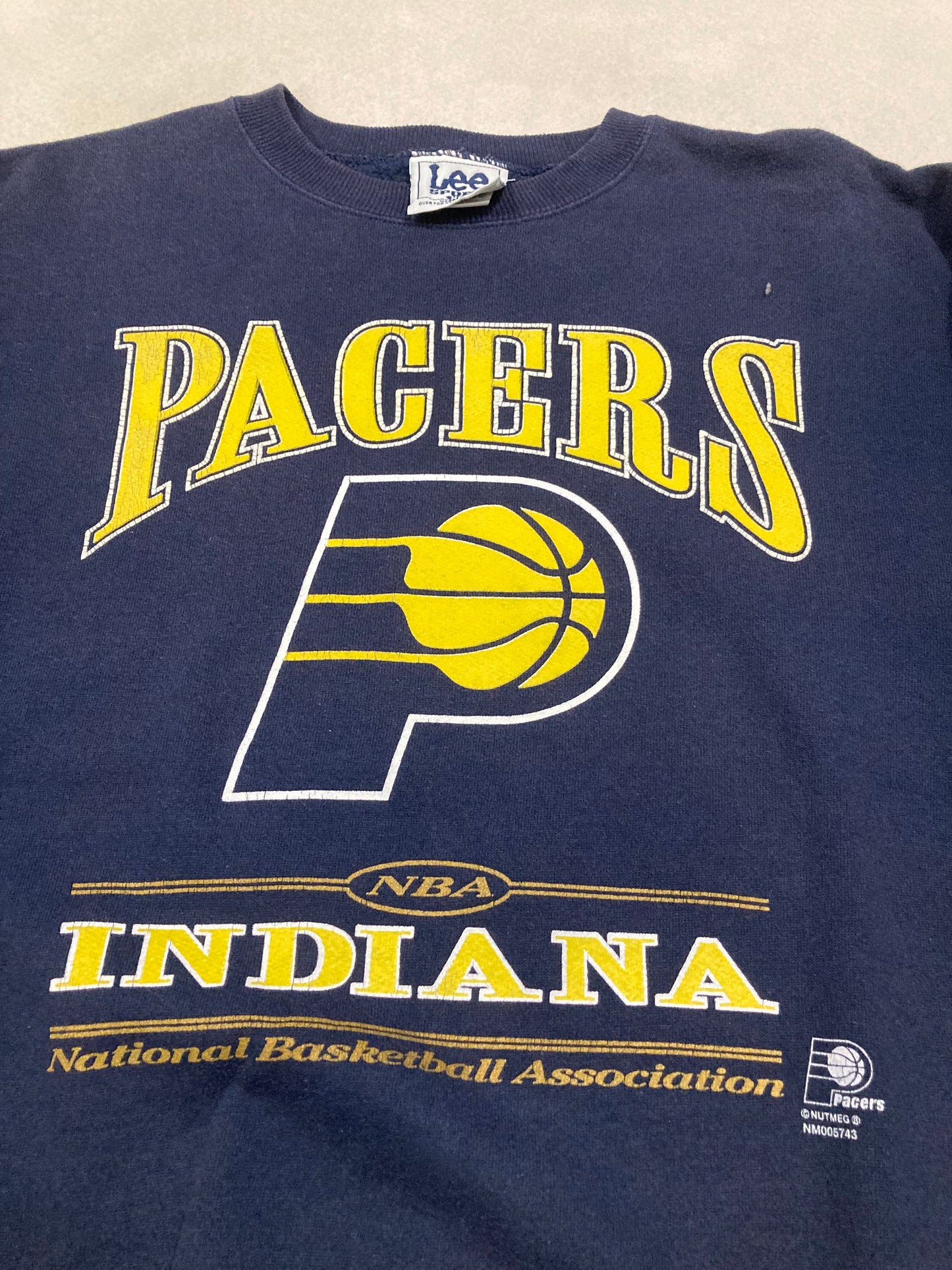 Sudadera Lee Sport Nutmeg Miles ‘Indian Pacers’ Made in USA - M