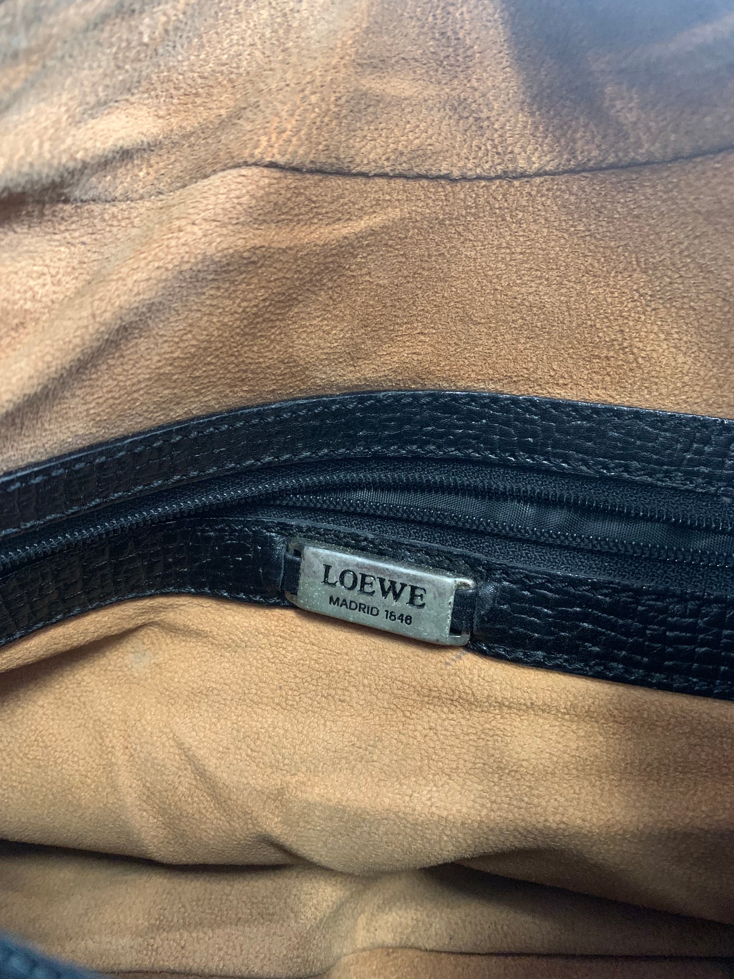Bolso Cuero Vintage Loewe 90’s