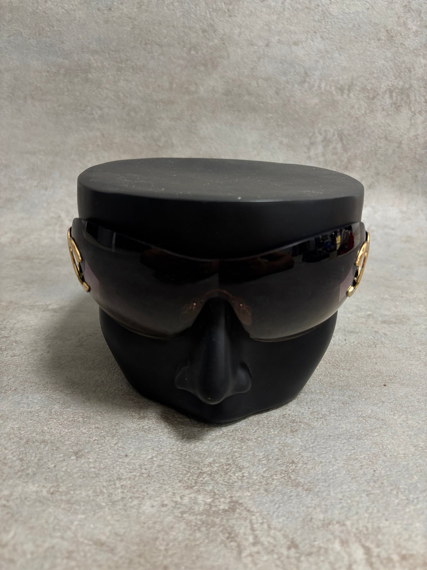 Gafas De Sol Pantalla Chanel ‘Big Logo’ 00s Vintage