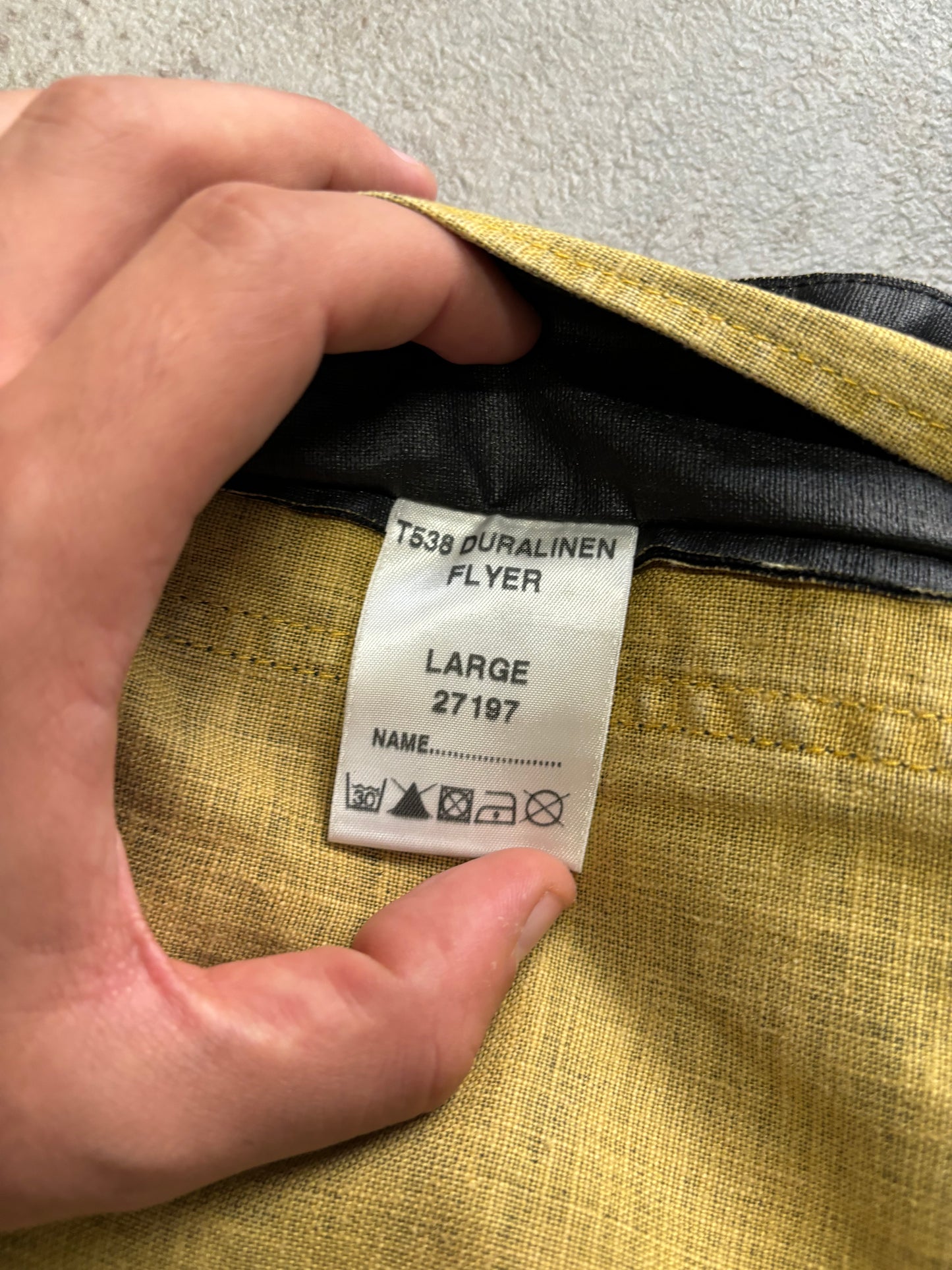 Chaqueta Cuero Encerada Barbour 00s Vintage - L