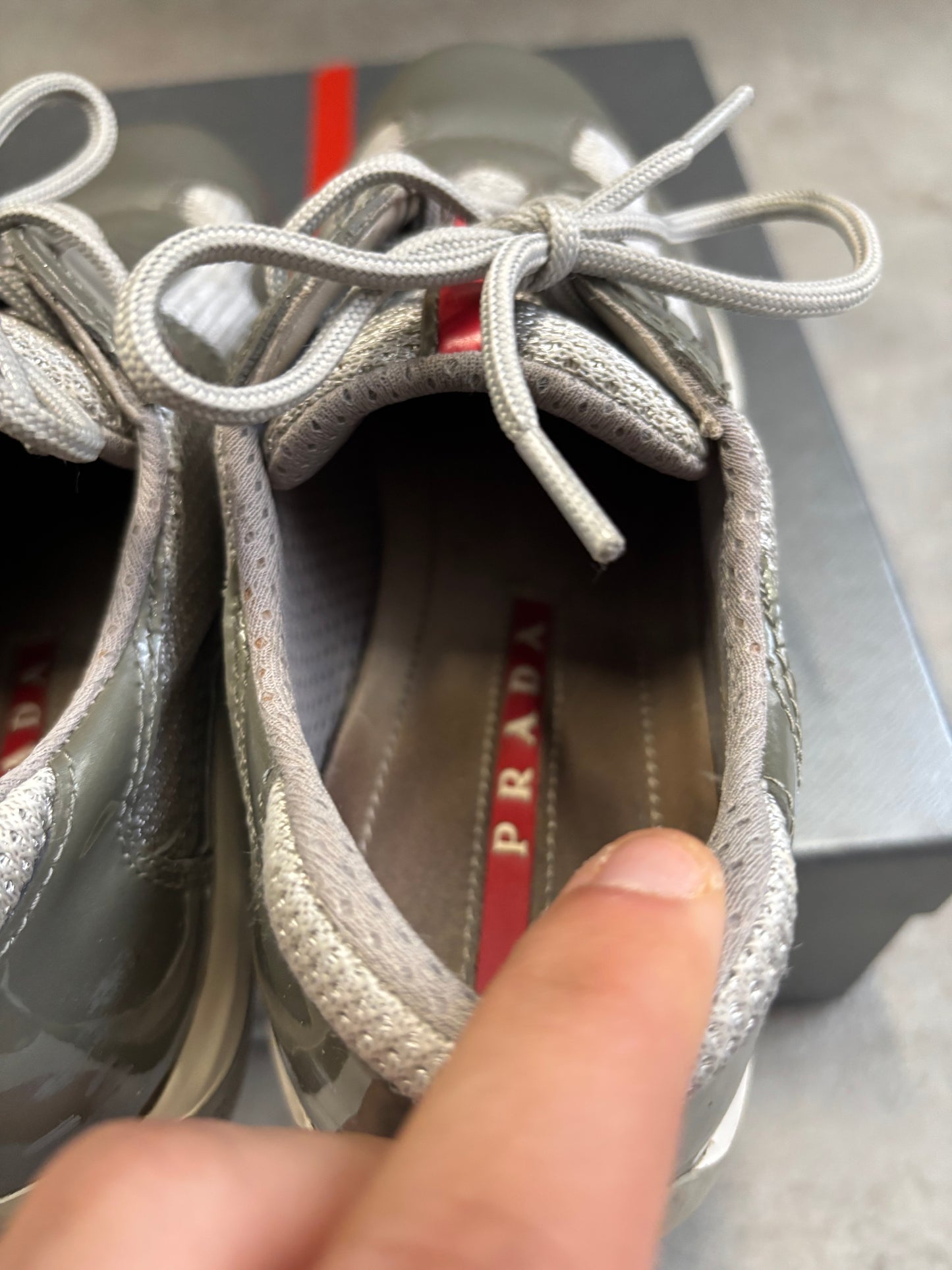 Zapatillas Charol Prada America’s Cup 00s Vintage + OG Case - 37,5