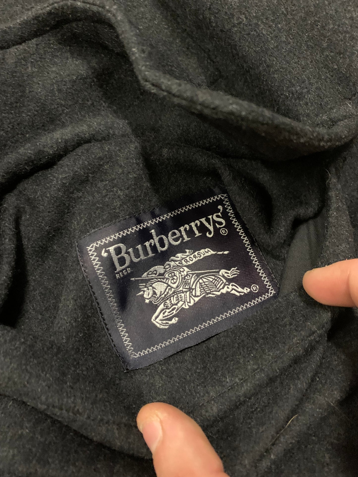 Abrigo Gabardina Vintage Burberry Reversible - L