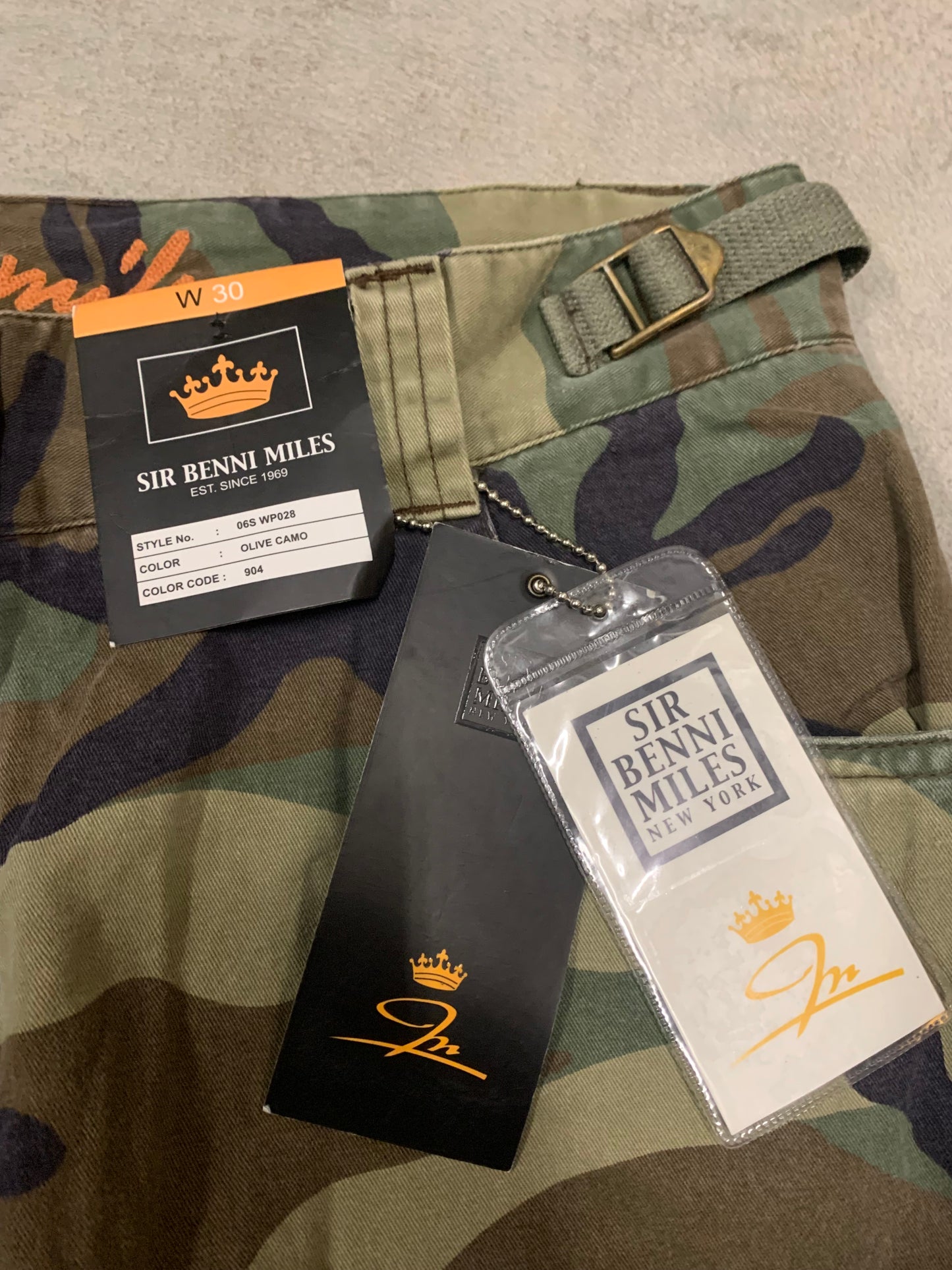 Pantalones Baggy Militares Vintage Sir Benni Miles 00’s Dead Stock