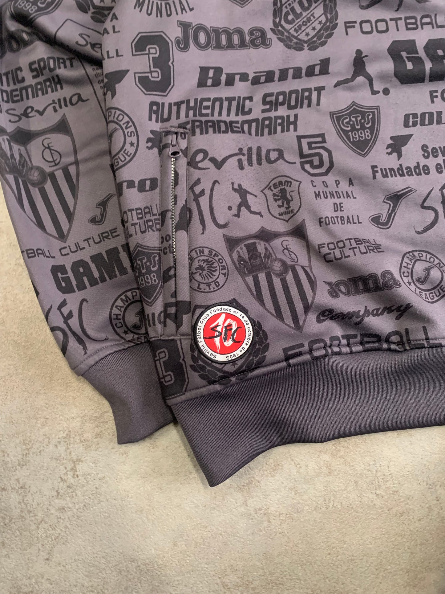 Chaqueta Full Print Vintage Joma Sevilla 00’s - M