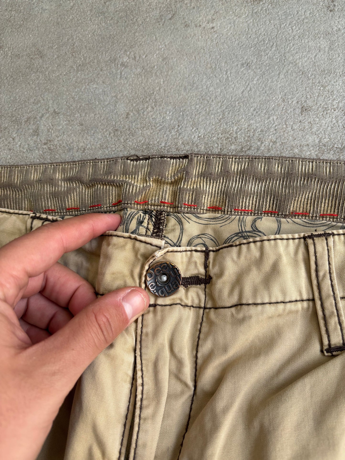 Pantalones ‘All Embroidered’ Desigual 00s Vintage - M