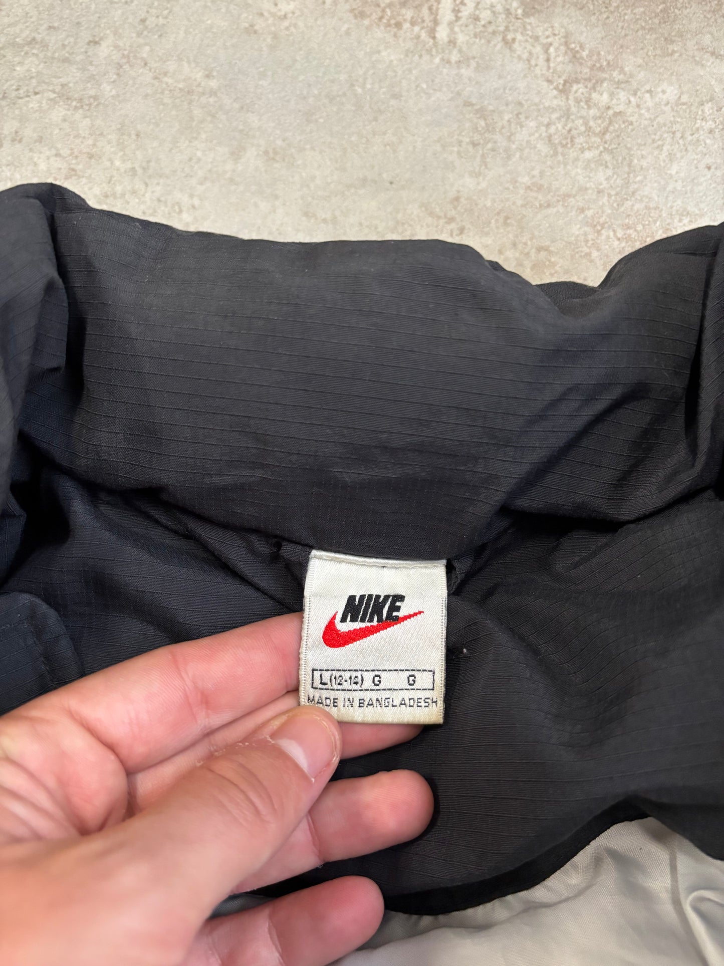 Chaqueta Acolchada Nike ‘Big Logo’ 90s Vintage - L