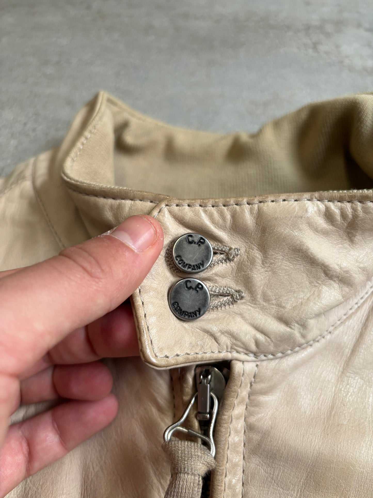 Chaqueta Cuero Bomber C.P Company 2008 - S